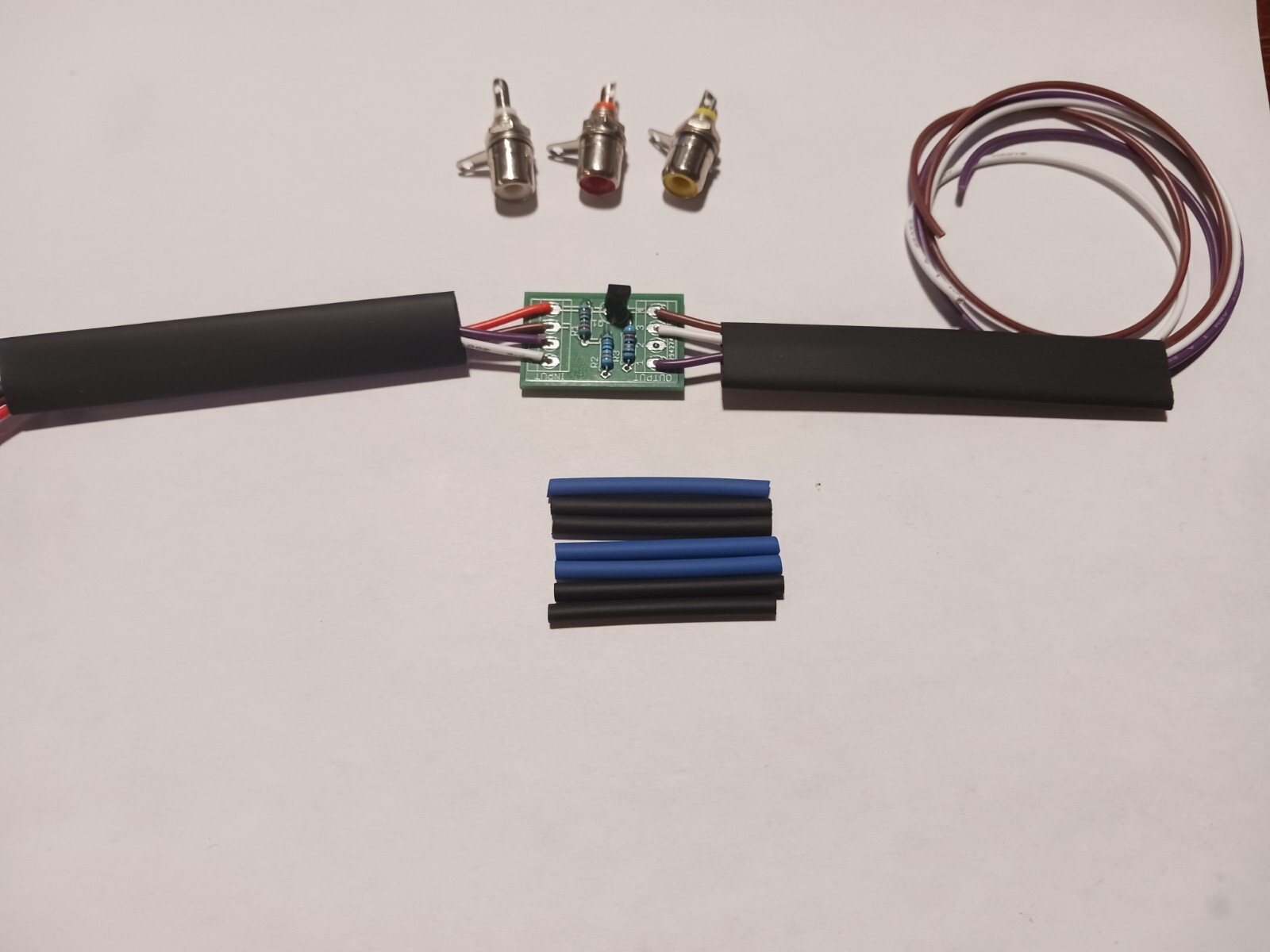 Atari 2600 / 7800 COMPOSITE A/V MOD KIT Audio Video – FULLY ASSEMBLED