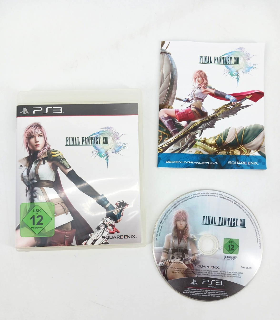 PS3 Final Fantasy XIII PAL EUR German Germany Version Sony Playstation CIB 2009