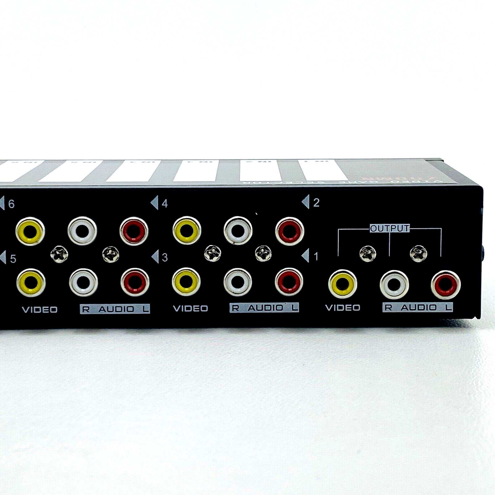 Video Game Selector Switcher 8 Way RCA AV Composite Retro Gaming PS1 USA SHIP