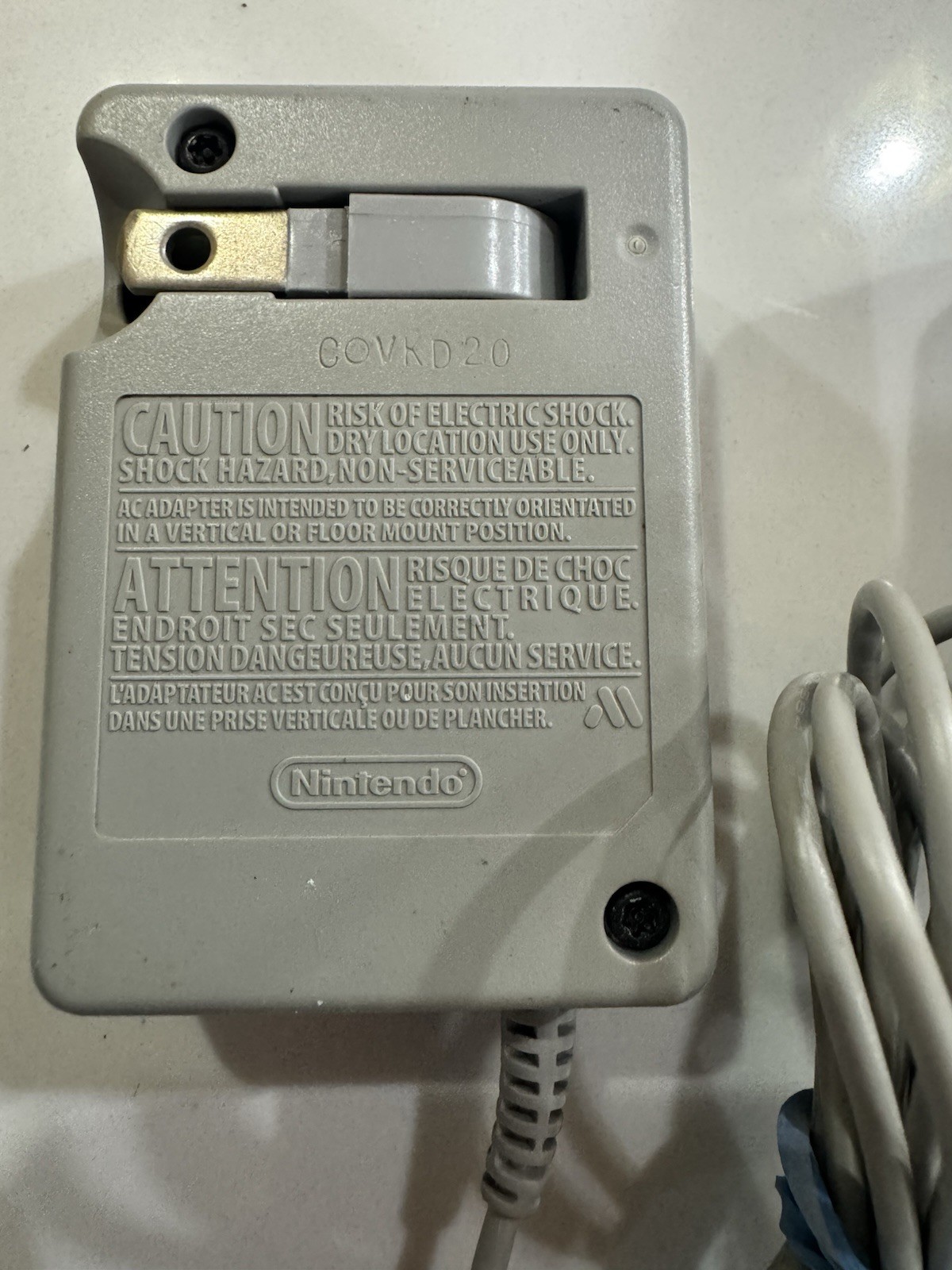 Lot of 2 AC ADAPTER WALL CHARGER WAP-002 for NINTENDO NDSi/DSi XL/3DS/3DS XL