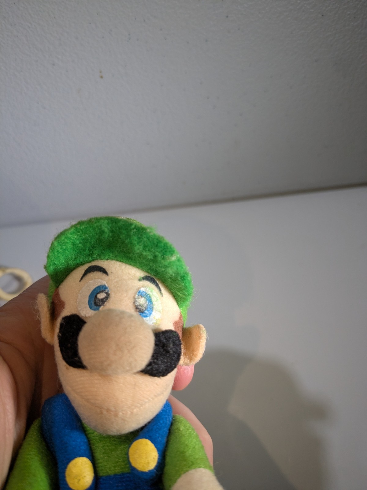 Toysite Mario Plush Keychain + Luigi BD&A Plush Both Issues Stains Dirty Wear