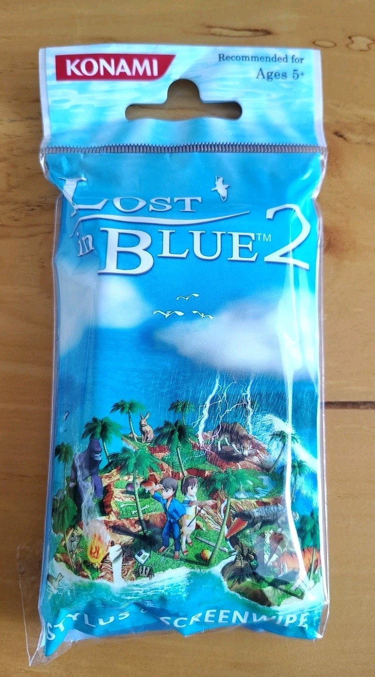 Lost in Blue 2 Nintendo DS Promotional Giveaway Stylus & Screenwipe NEW