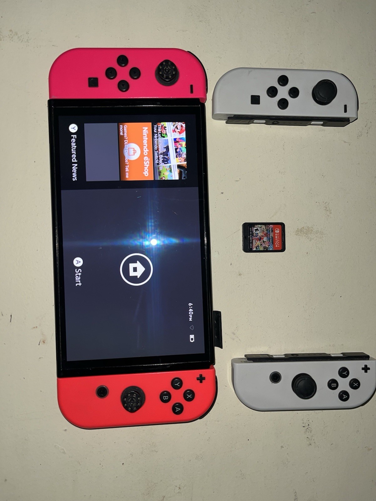 Nintendo Switch Console Bundle w/ Mario Kart + Extra Controllers