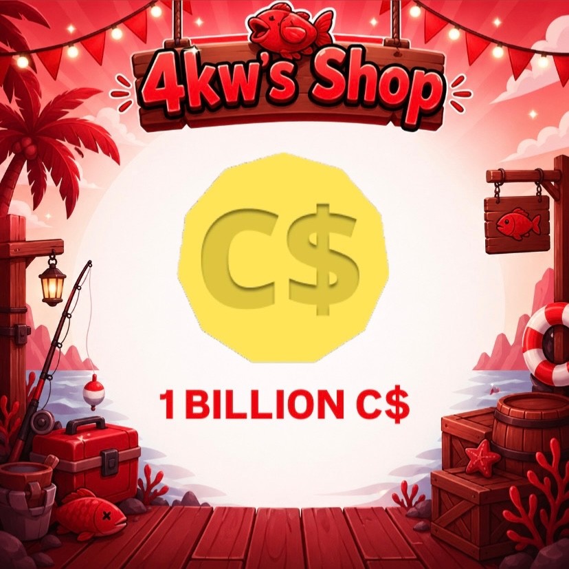 FISCH | 1,000,000,000 C$ Coins (1B) | Fast Delivery