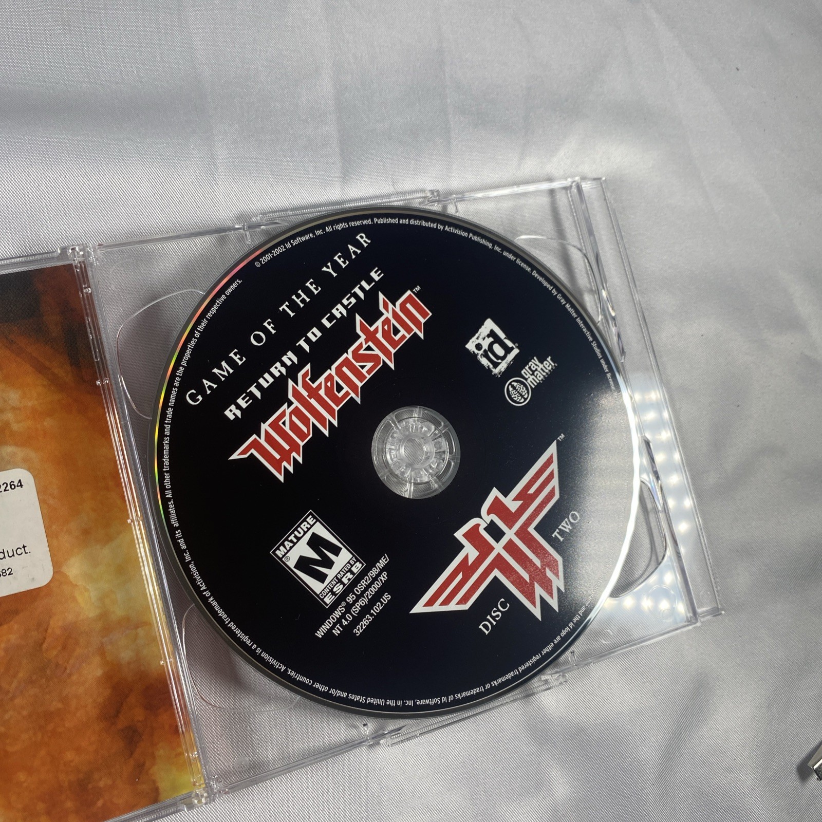 Wolfenstein Return To Castle: Pc Game of the Year 2002
