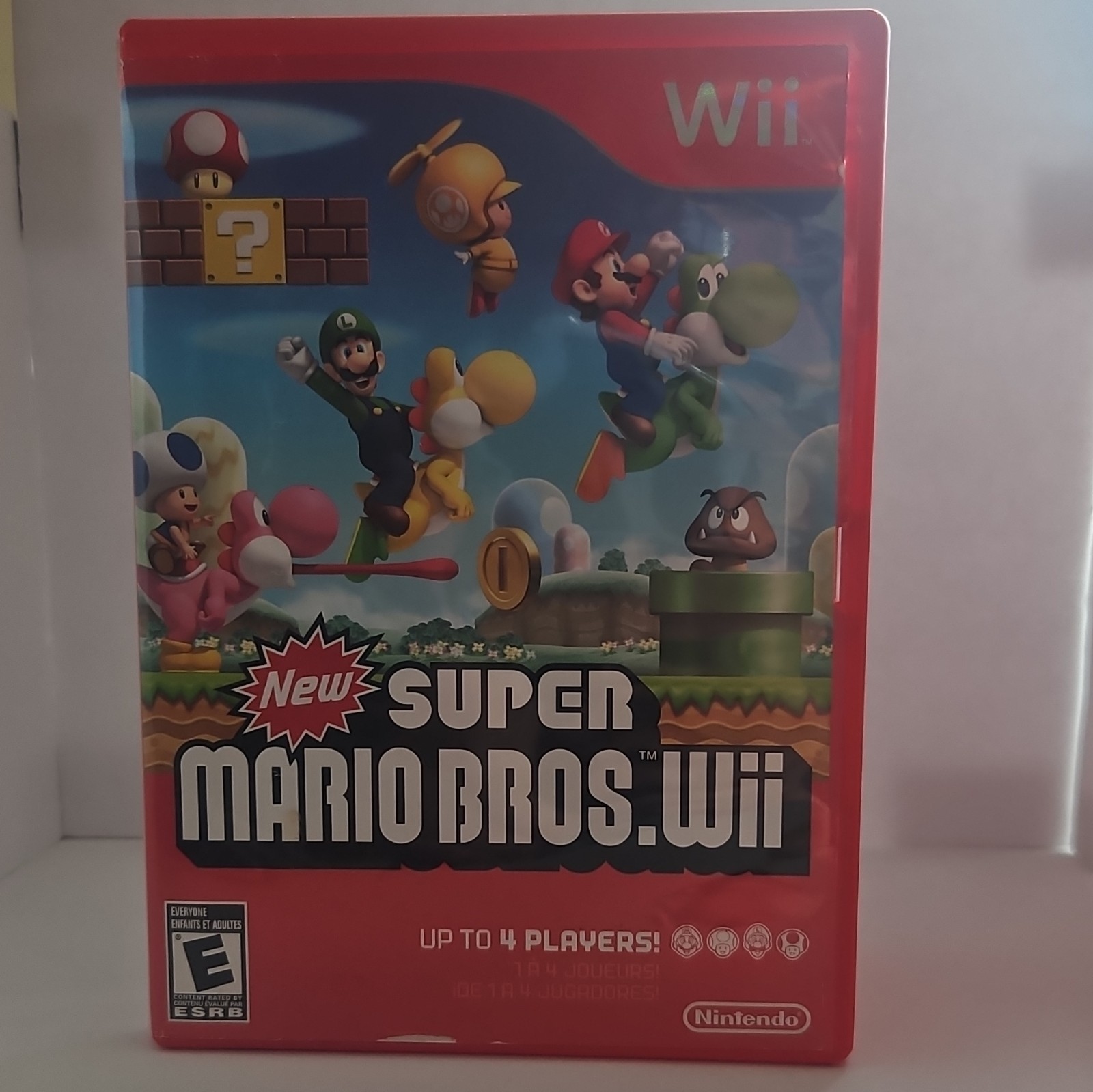 Nintendo Wii New Super Mario Bros. Wii DVD Keep Case Only