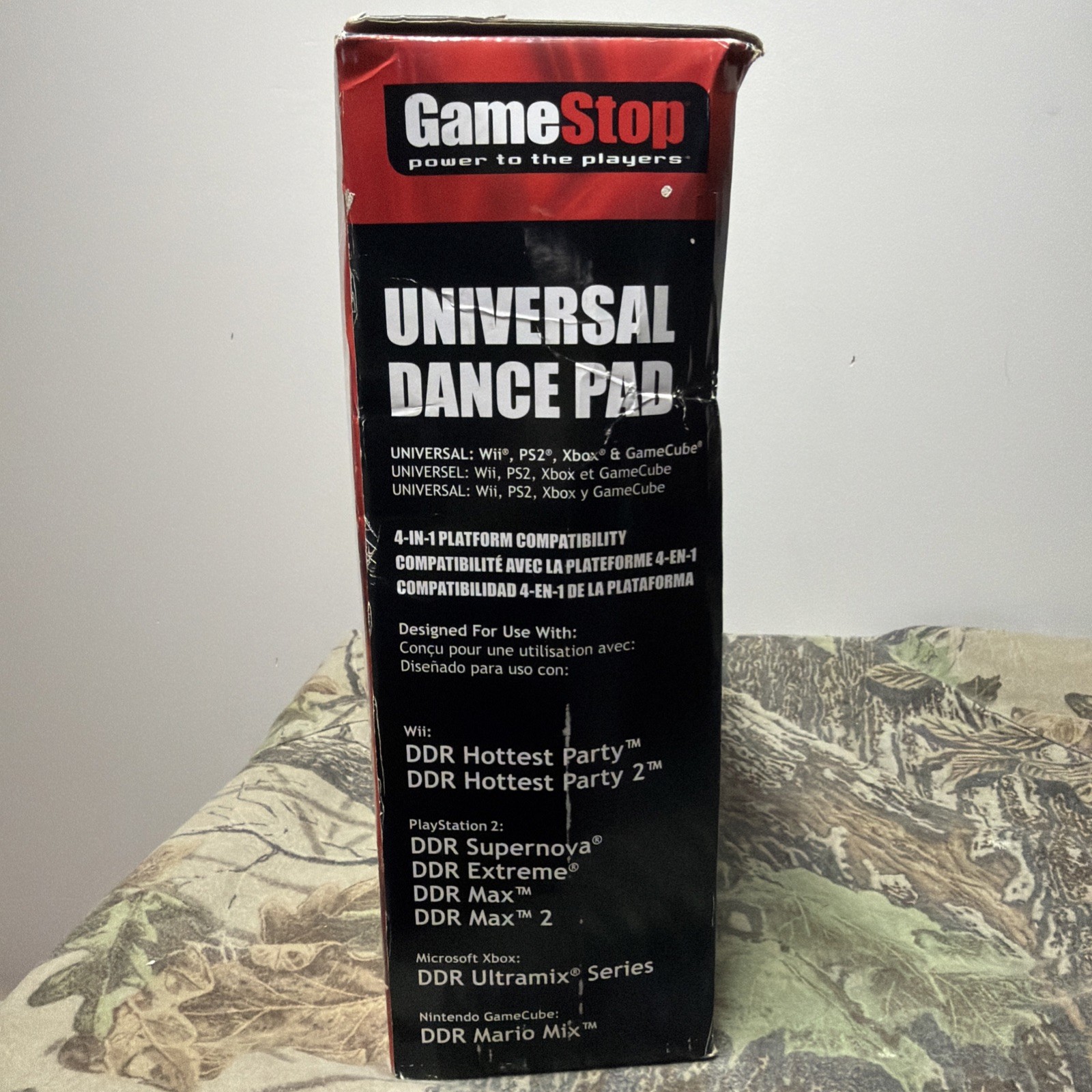 GameStop Universal Dance Pad – Wii / PS2 / Xbox / GameCube – NEW Open Box