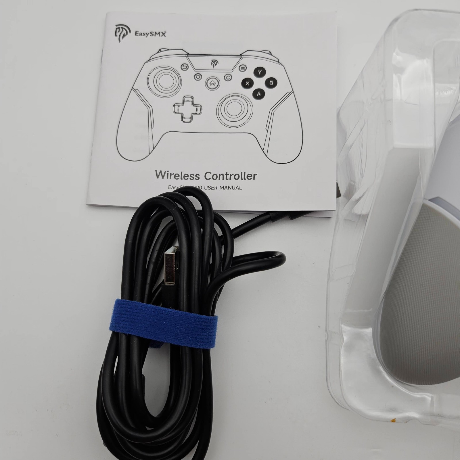 EasySMX X20 Wireless Gaming Controller RGB Backlit PC/Switch/Android/Steam iOS