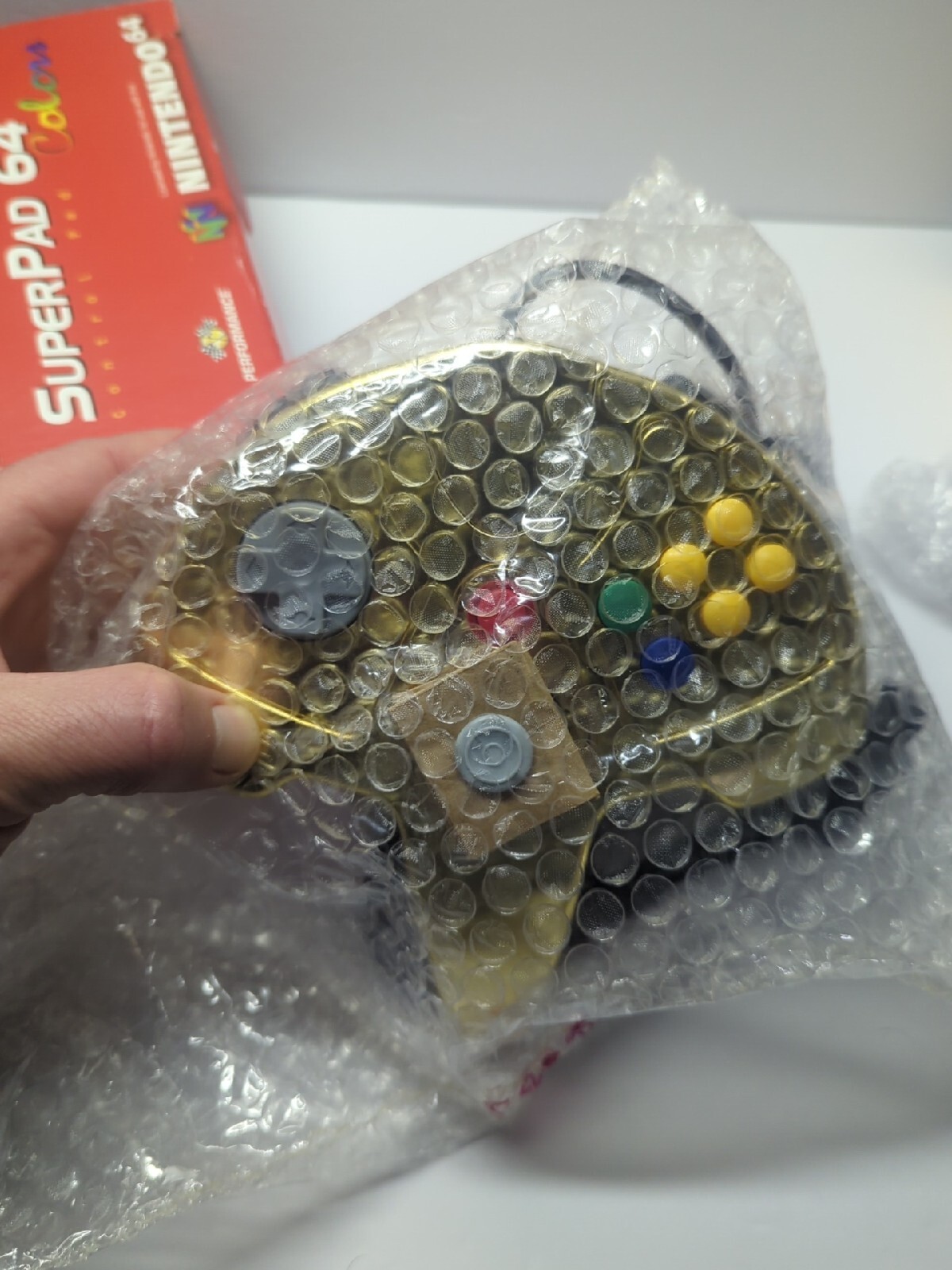 Performance Gold Limited Super Pad Color N64 Controller NOT FOR RESALE RARE! NFR