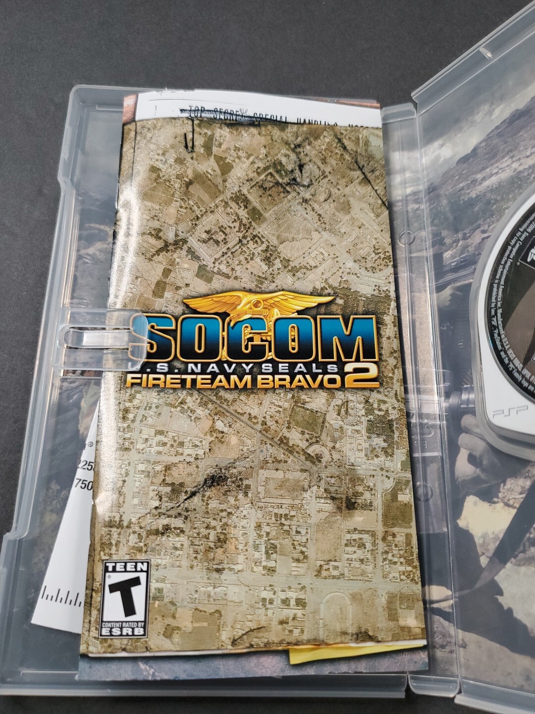 SOCOM US Navy Seals Fireteam Bravo 2 Clear UMD Sony PSP – Complete CIB