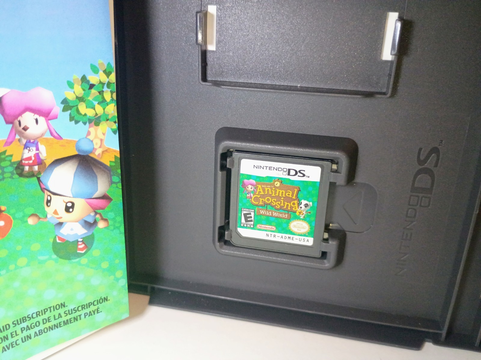 Animal Crossing: Wild World (Nintendo DS, 2005) Authentic + Tested Complete Cib
