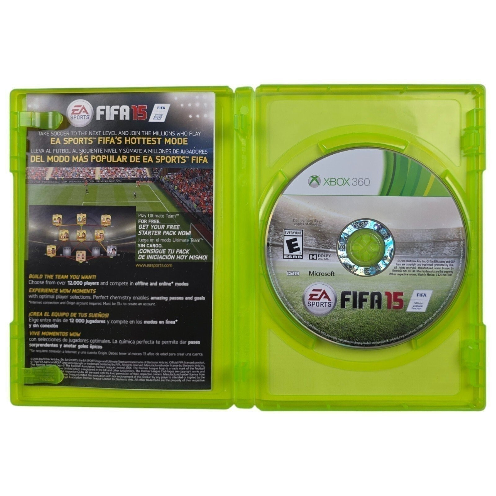 FIFA Soccer 11, 12, 13 & 15 Xbox 360 EA Sports Football Simulation Game Lot of 4