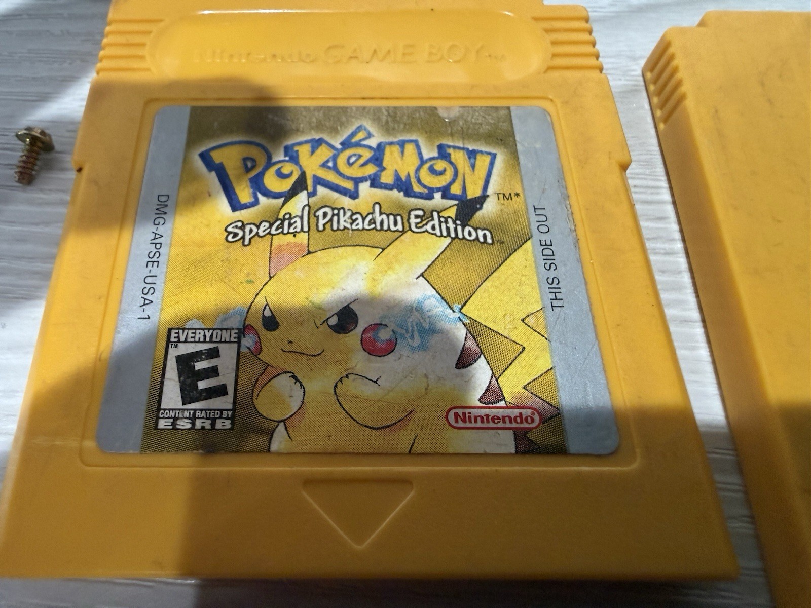 Pokemon Yellow: Special Pikachu Edition Nintendo GameBoy Authentic *New Battery*