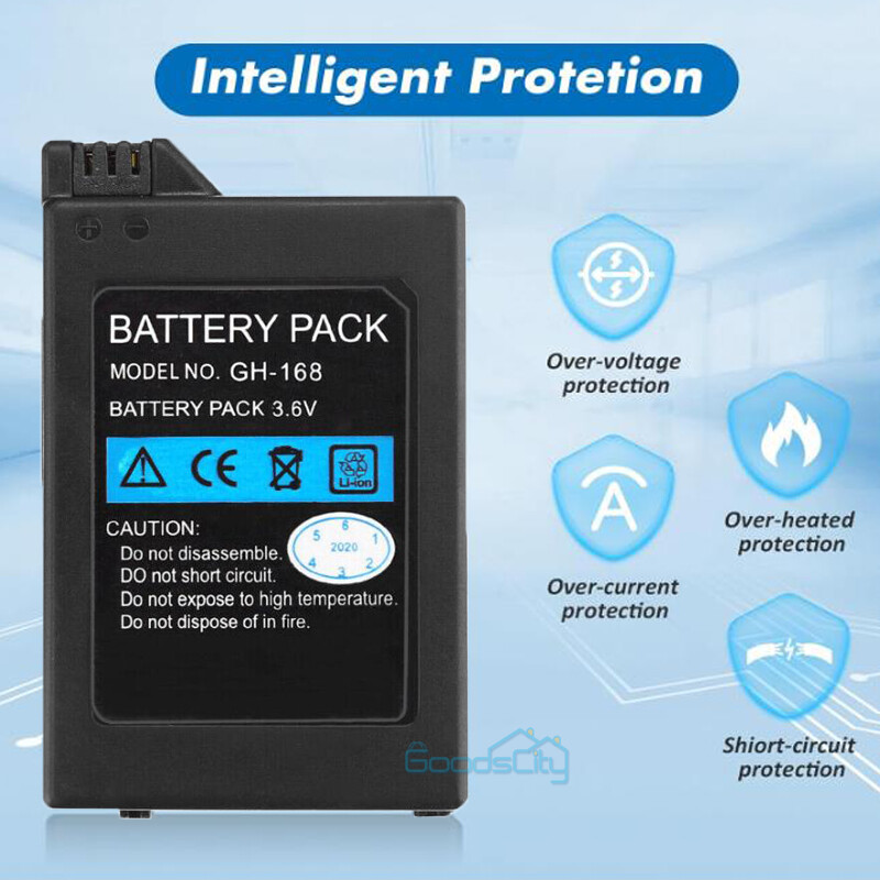 Lot Rechargeable Battery + Charger For PSP 2001 3001 3600mAh 3.6V PSP 2000/3000