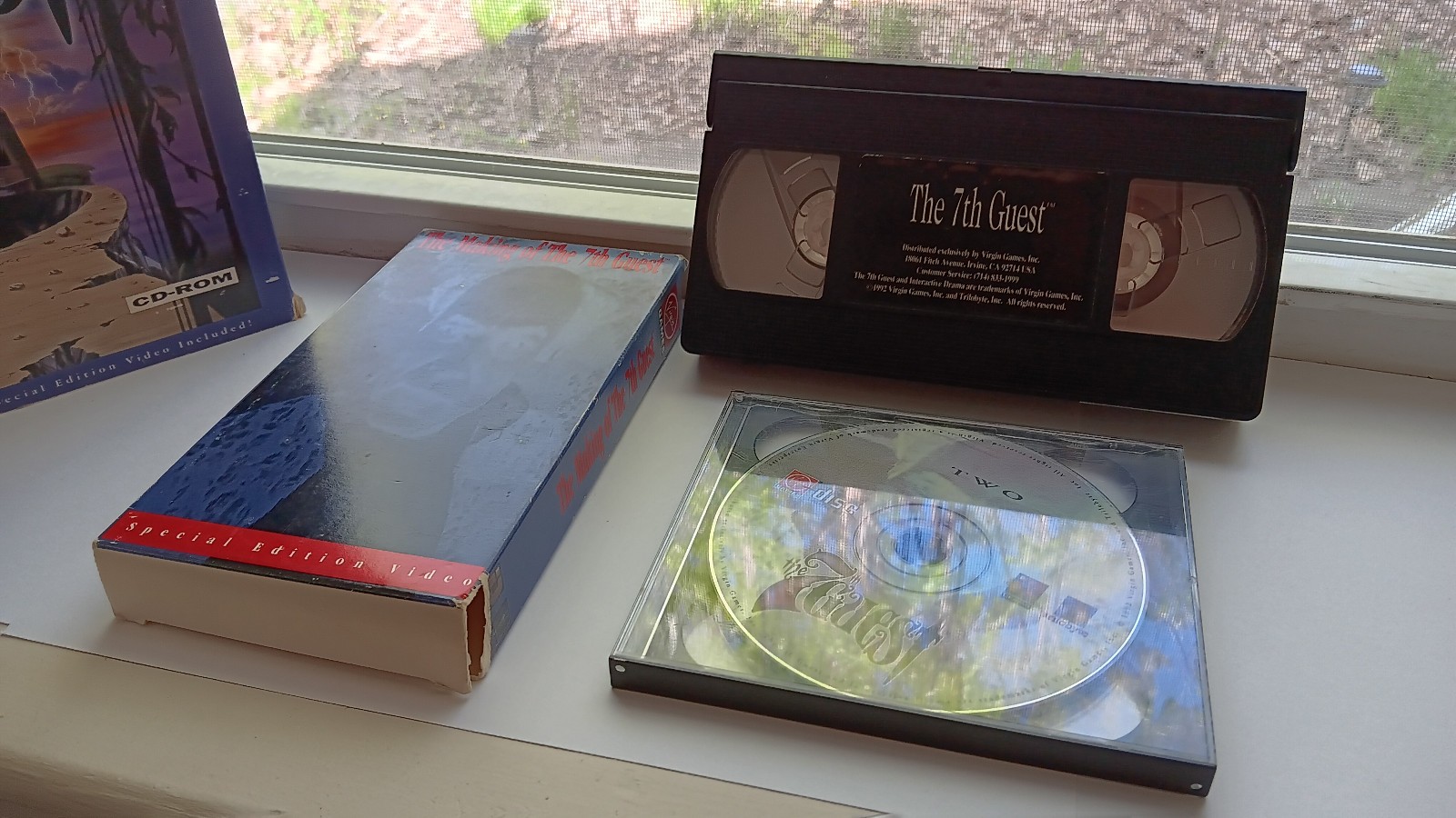 The 7th Guest 1992 PC CD-ROM Game Complete VHS Big Box – Horror