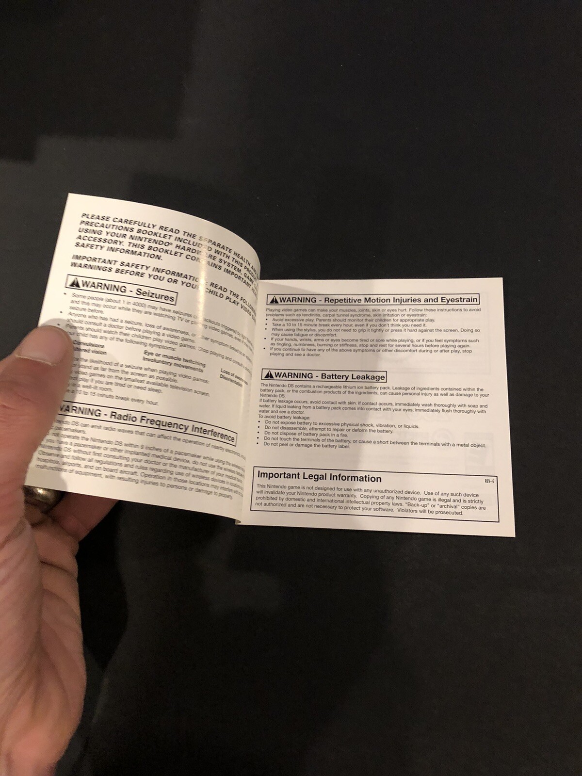 Dream chronicles ds Nintendo Manual Only