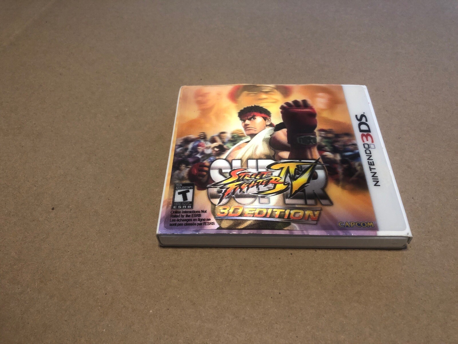 Super Street Fighter IV 3D Edition (Nintendo 3DS BRAND NEW SEALED Slip Cover