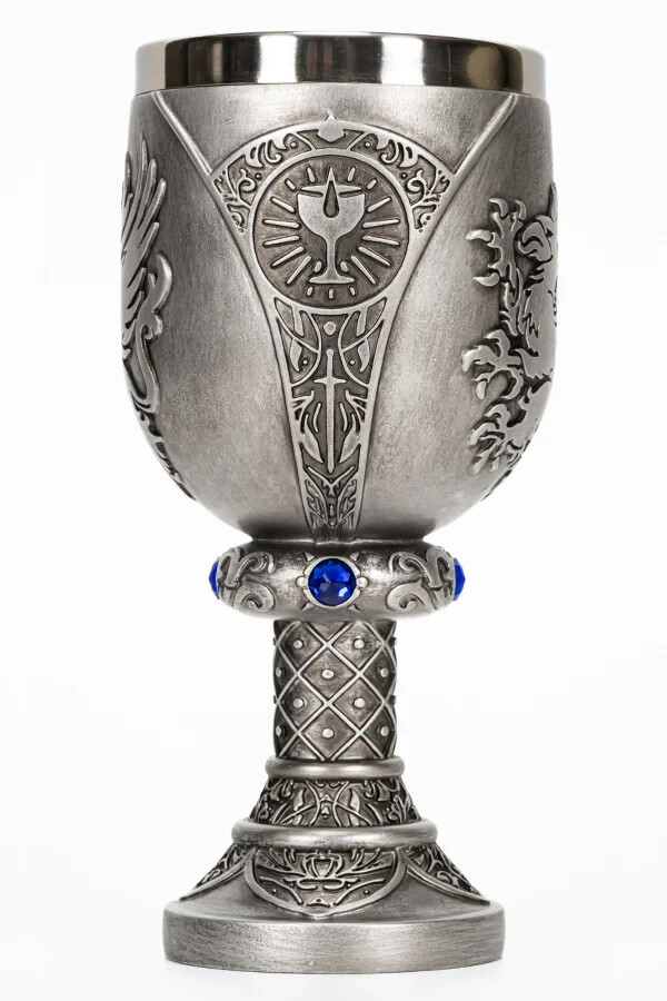 Dragon Age Grey Warden Joining Chalice Cup Letter Case Necklace Pendant Bundle