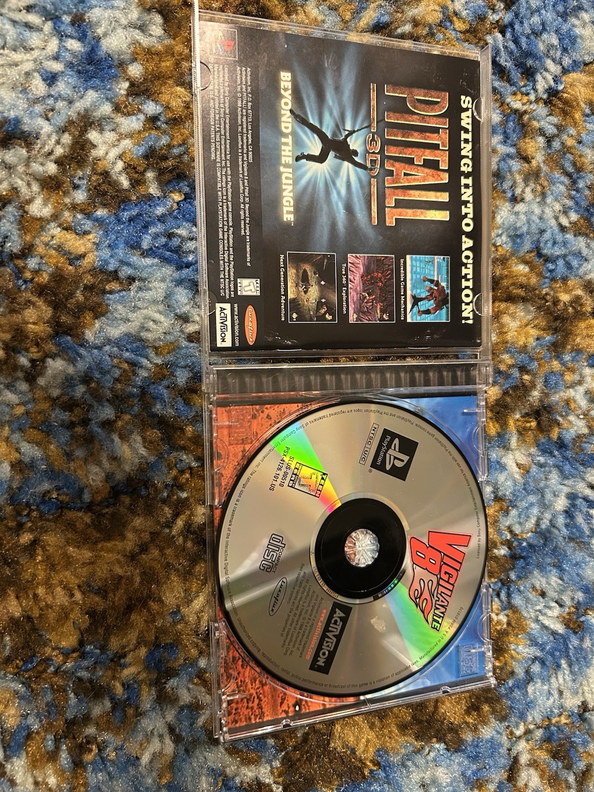 Vigilante 8 PS1 Black Label – CIB W/ Manual – PlayStation