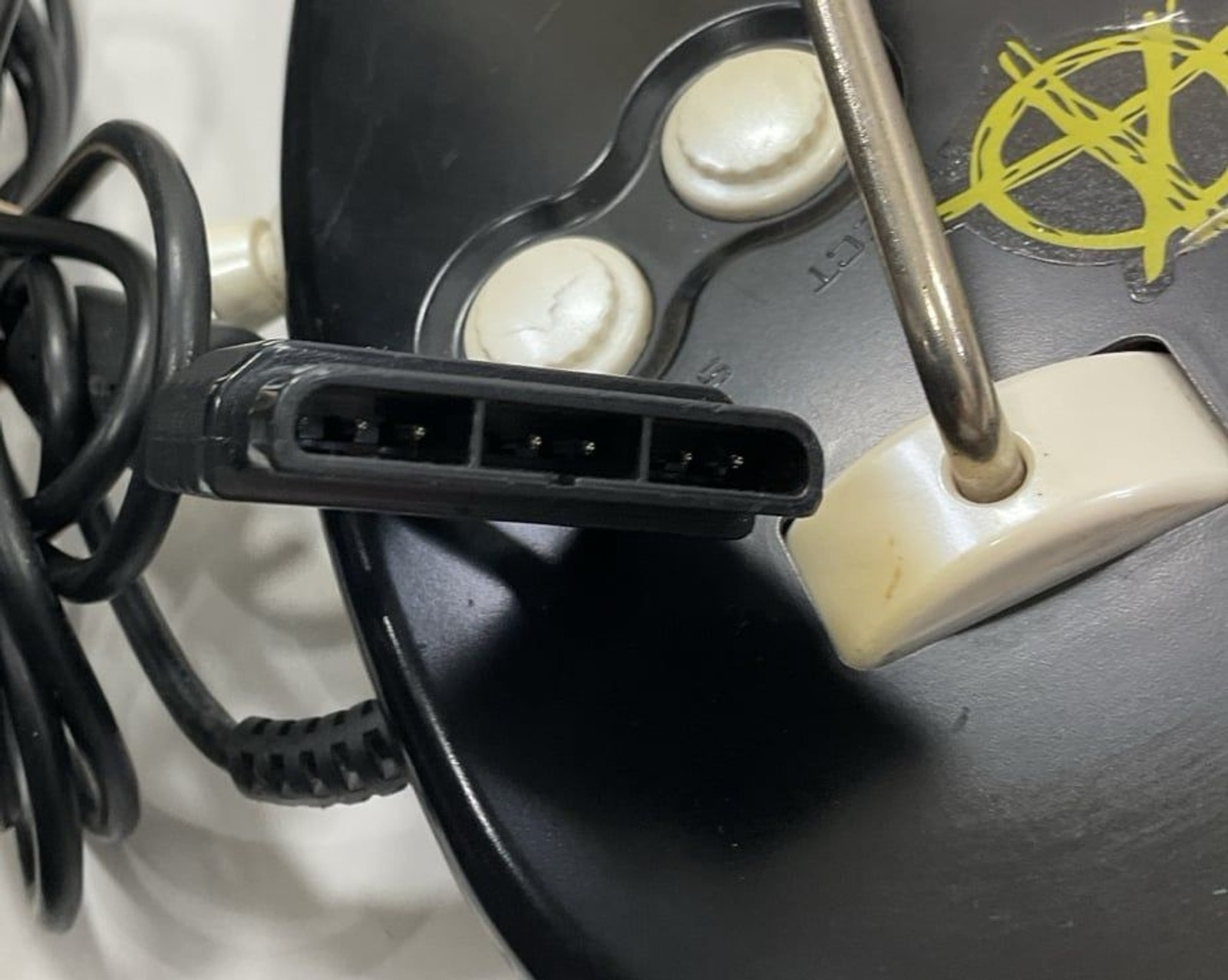 Black RedOctane Gibson SG Wired Controller for PlayStation 2/PS2 (Tested)