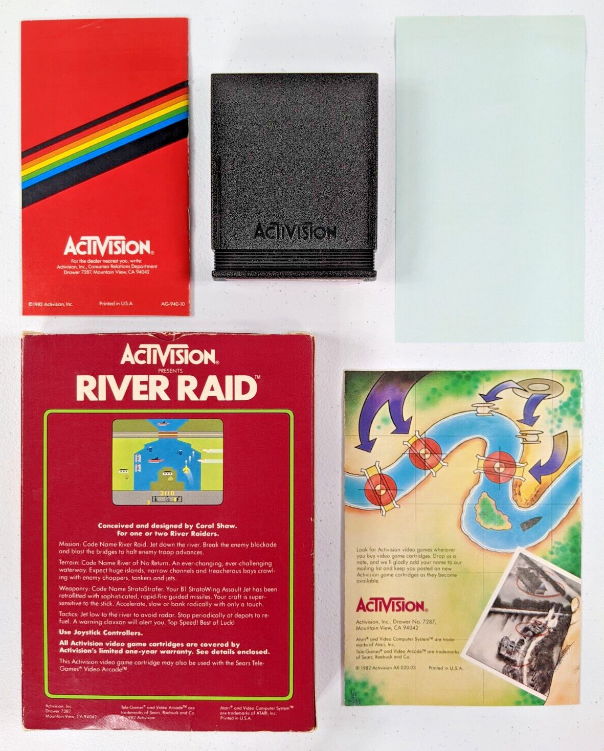 River Raid (Atari 2600) ⭐ Complete-In-Box (CIB) ⭐ Clean Tested Works