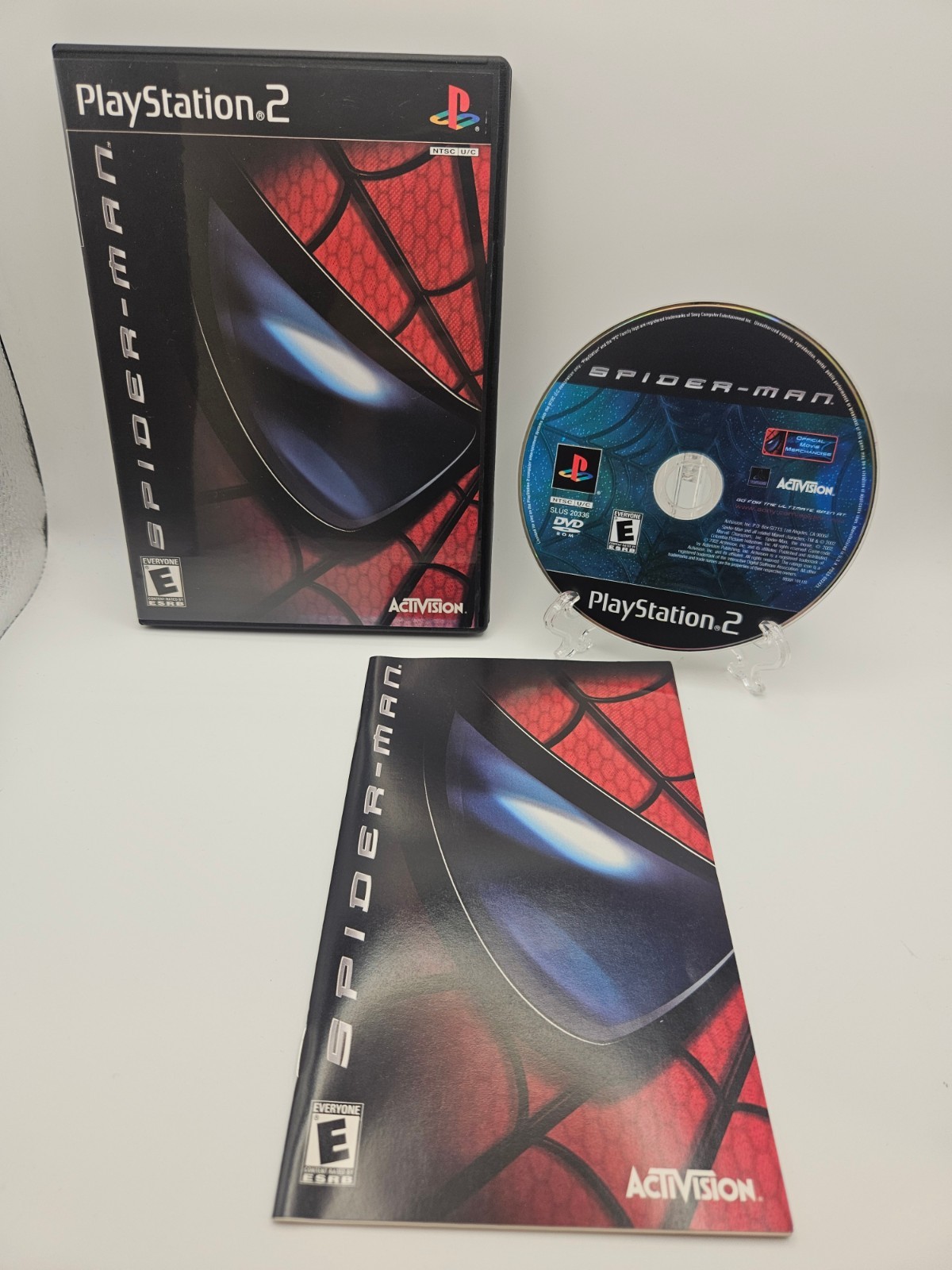 Spider-Man Sony PlayStation 2 PS2 CIB Complete Black Label Refurbished – Tested