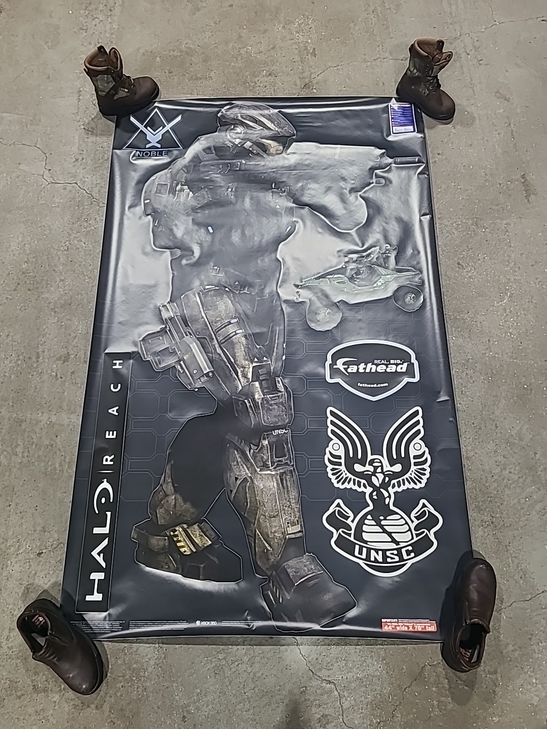 HALO REACH Noble 6 Fathead Poster. 44 Wide By 78 Tall. Comes In Original Package