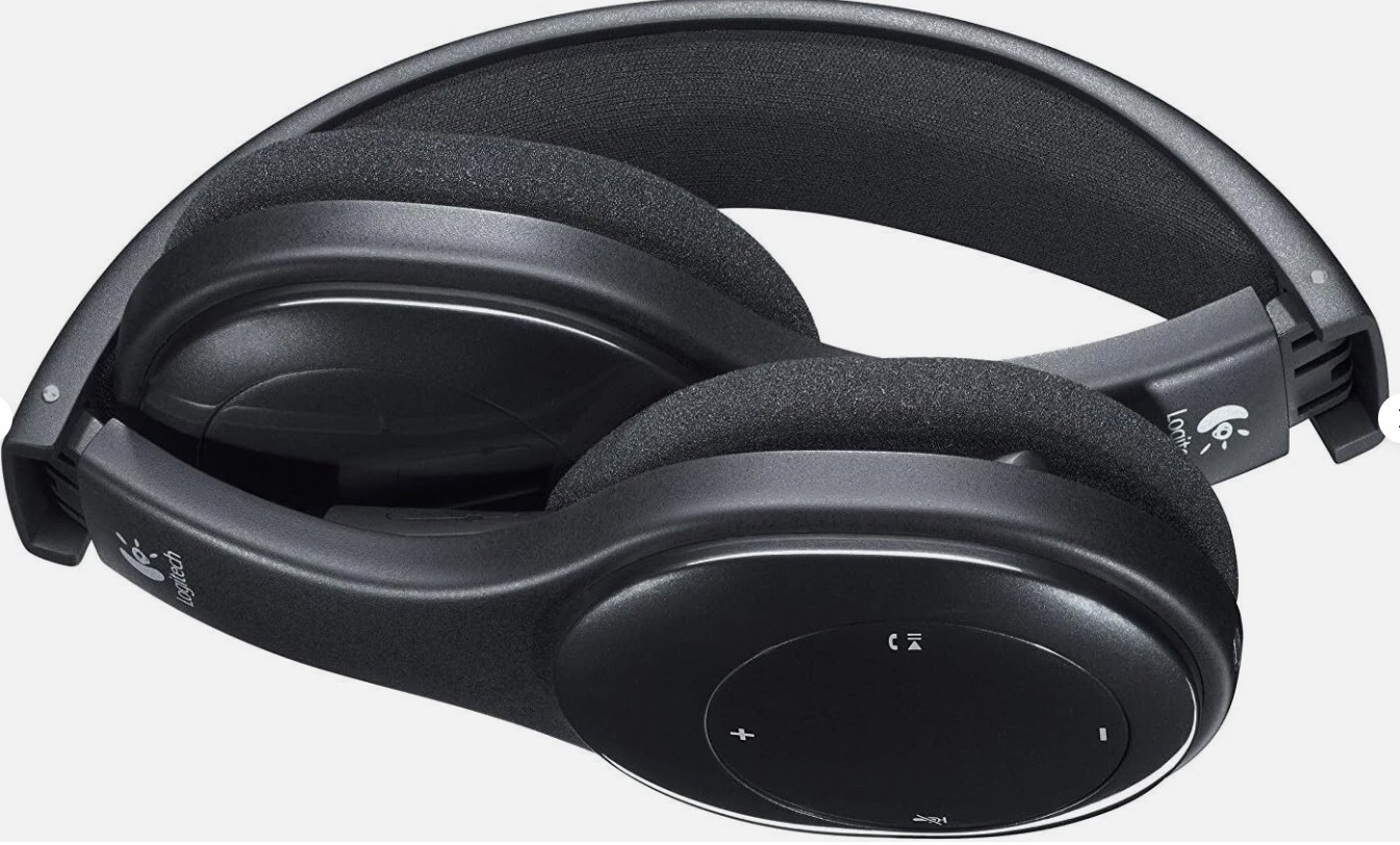Logitech – H800 RF/Bluetooth Wireless On-Ear Headset – Black