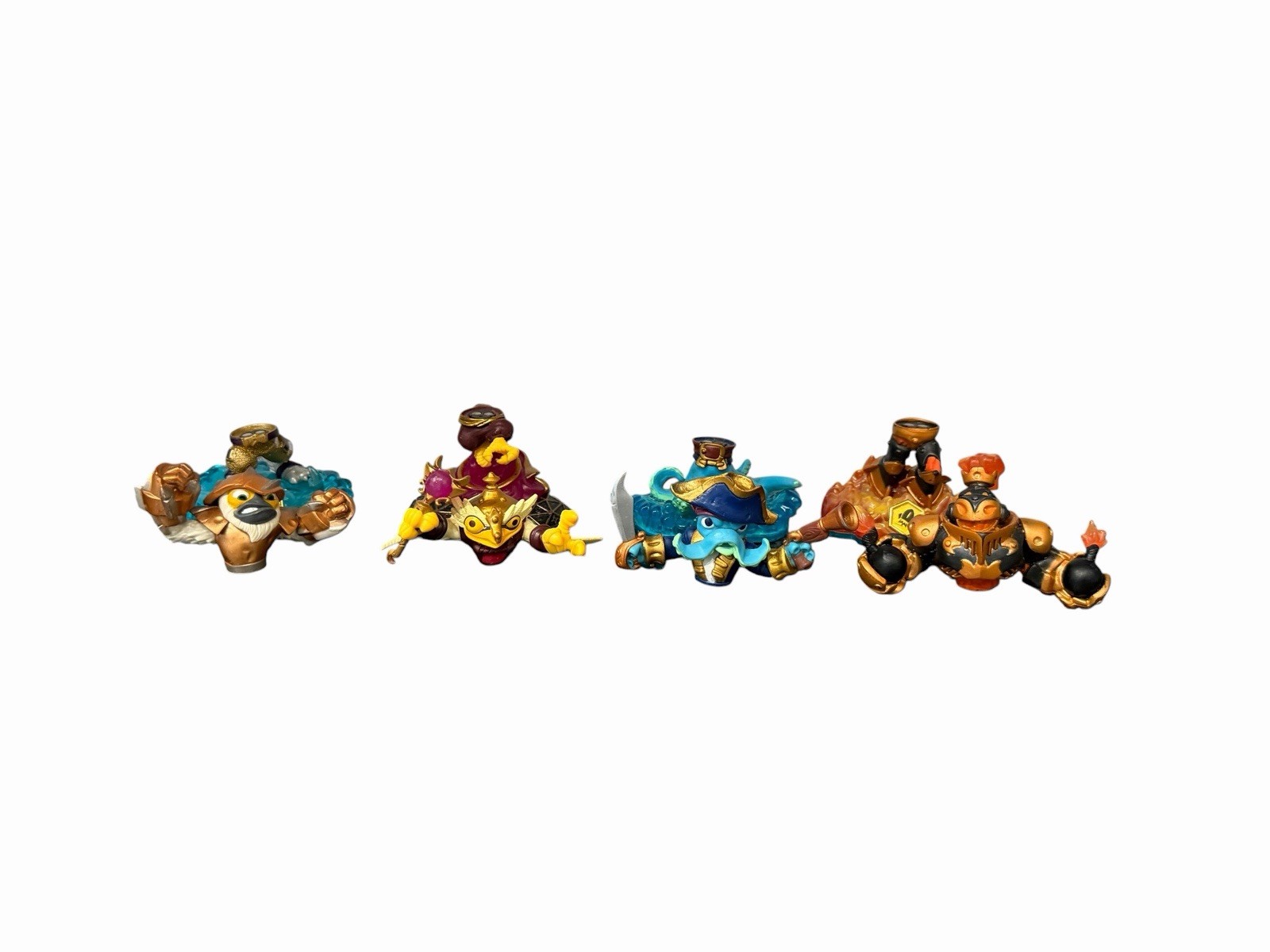 Skylanders Swap Force Figures: Grilla Drilla Hoot Loop Wash Buckler Blast Zone