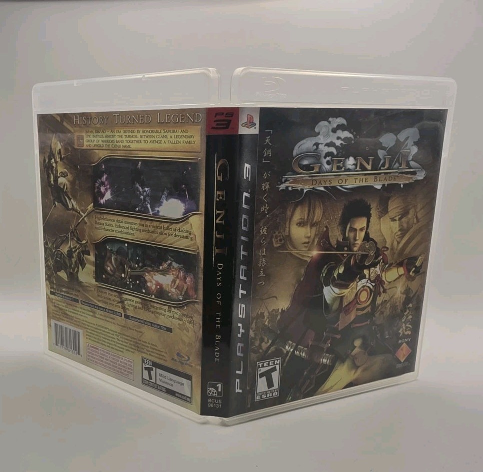Genji: Days of the Blade (Sony PlayStation 3, 2006) CIB w/Reg Card PS3