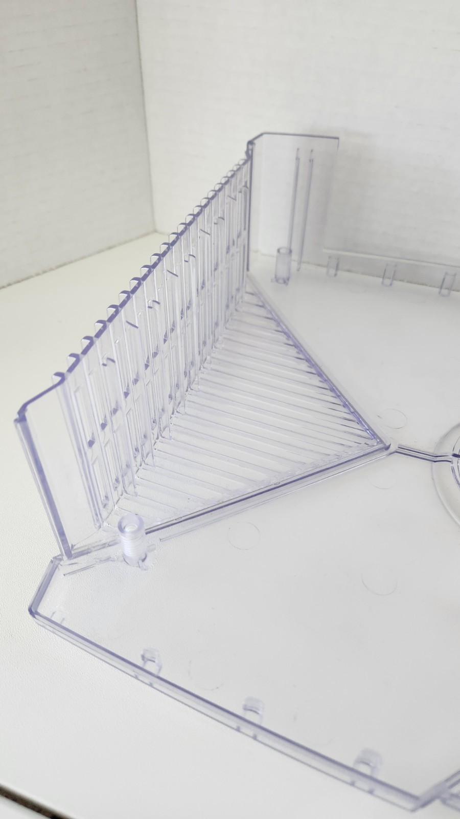 Original Xbox Clear Plastic Ghost Case Lid Upper Shell Read
