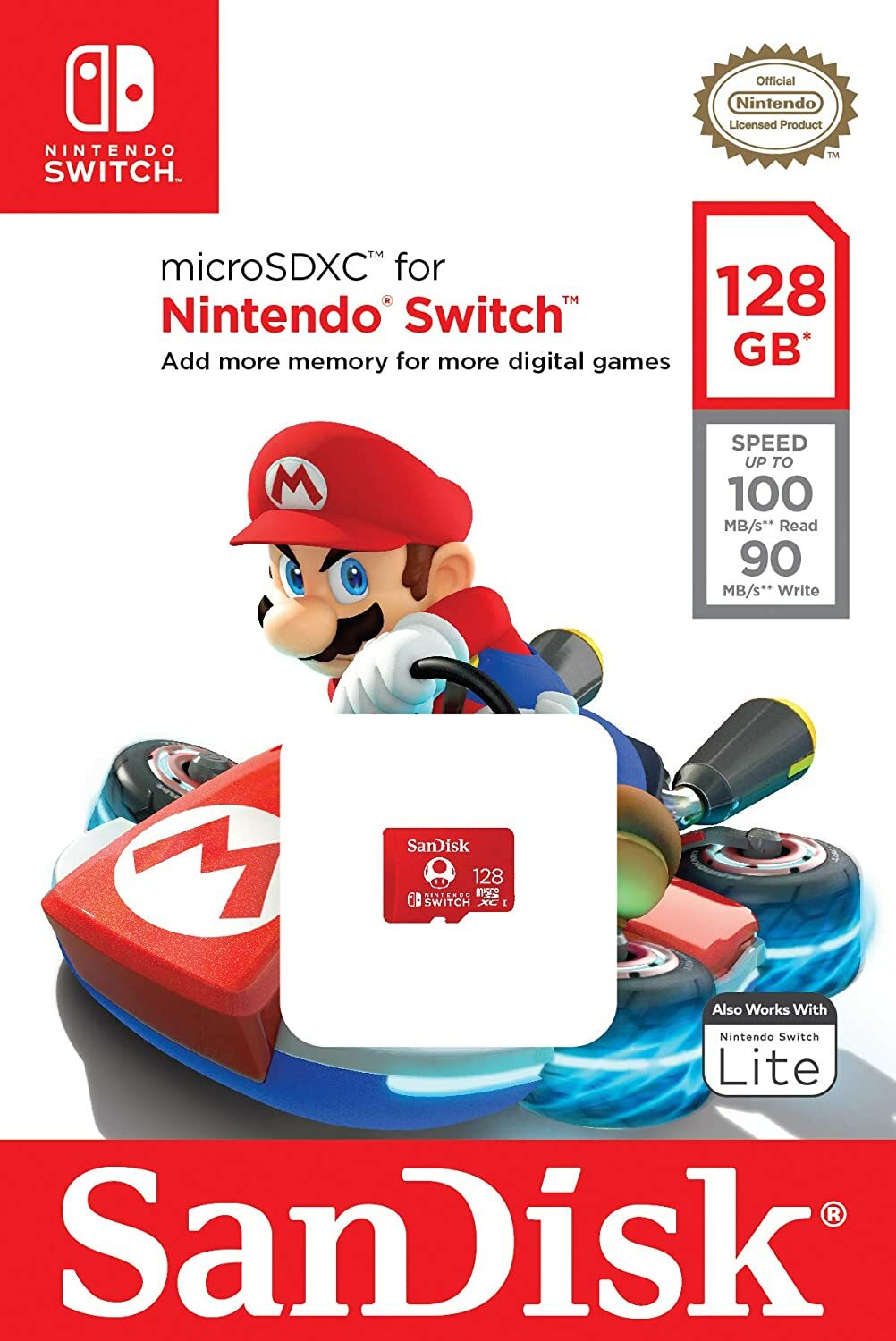 Sandisk Nintendo Switch Micro SD Card 64GB 128GB 256GB 512GB SDSQXAO lot