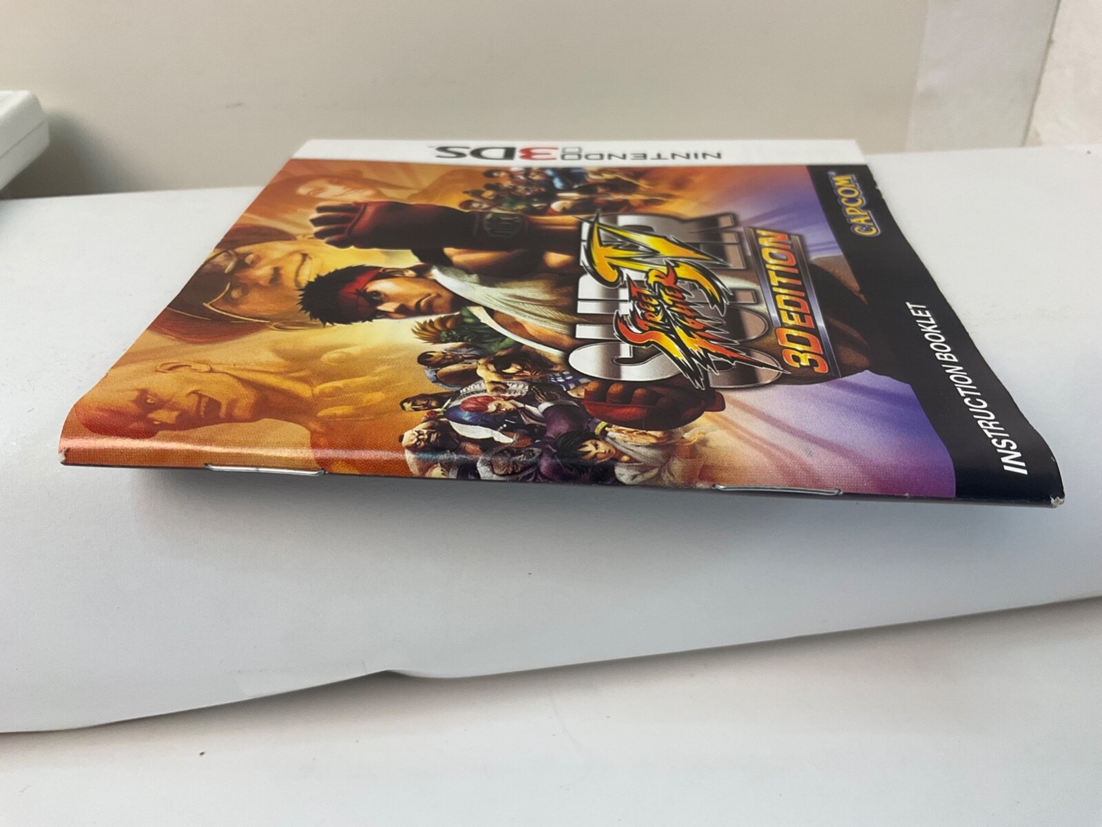 Manual & Case Only** Super Street Fighter IV 3D Edition Nintendo 3DS Replacement