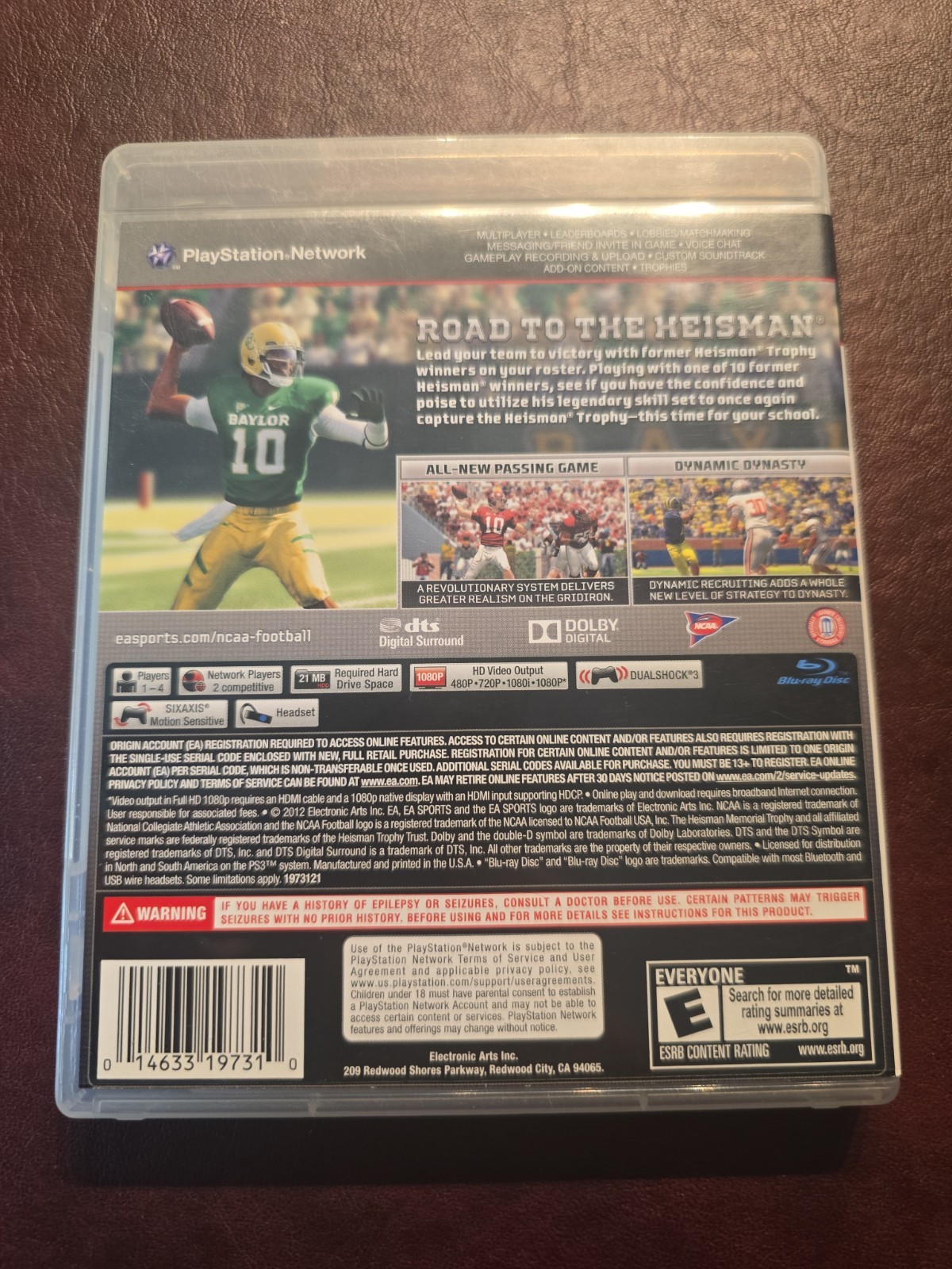 NCAA Football 13 (Sony PlayStation 3, 2012) CIB, Tested