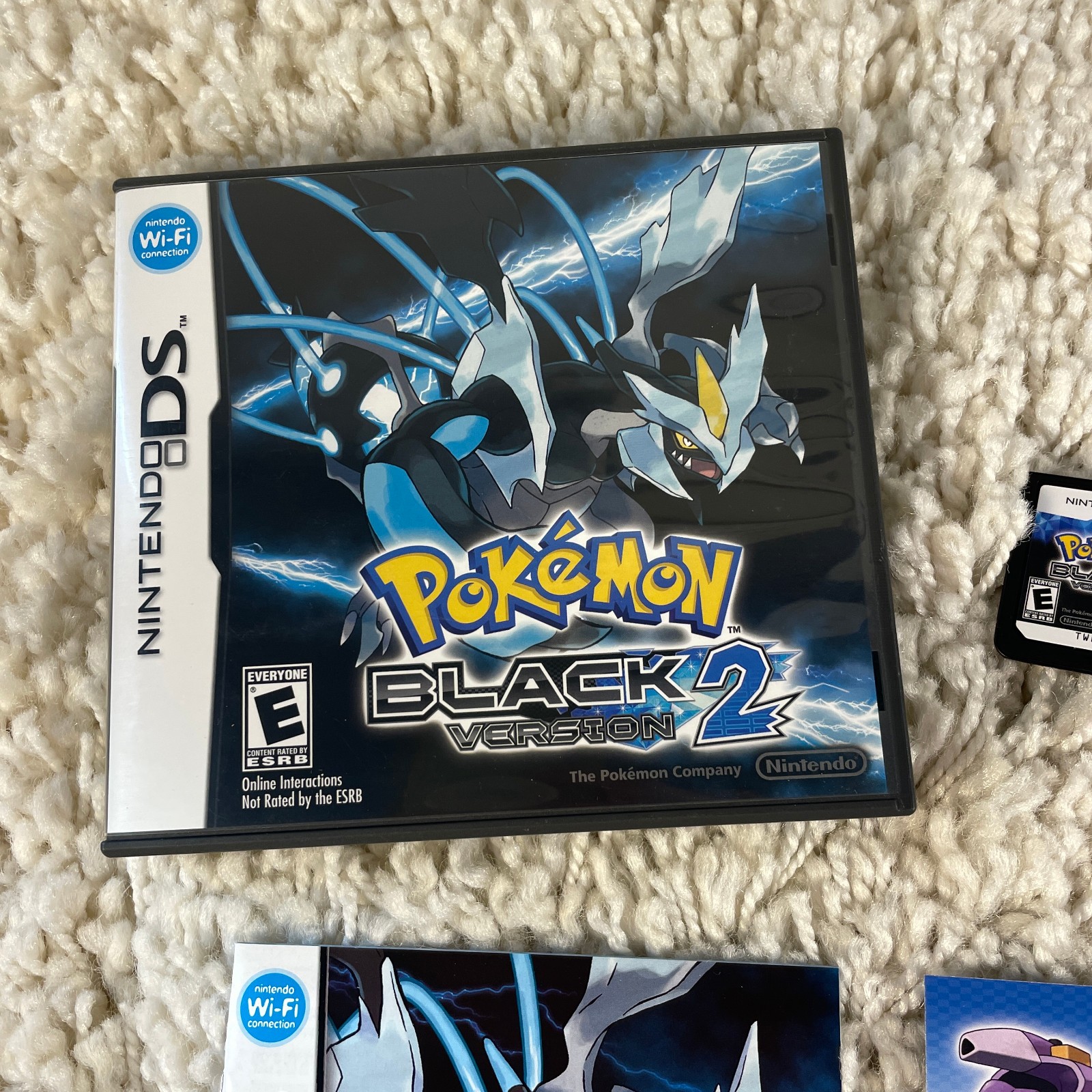 Pokémon Black Version 2 (Nintendo DS, 2012) Authentic Complete in Box CIB Tested