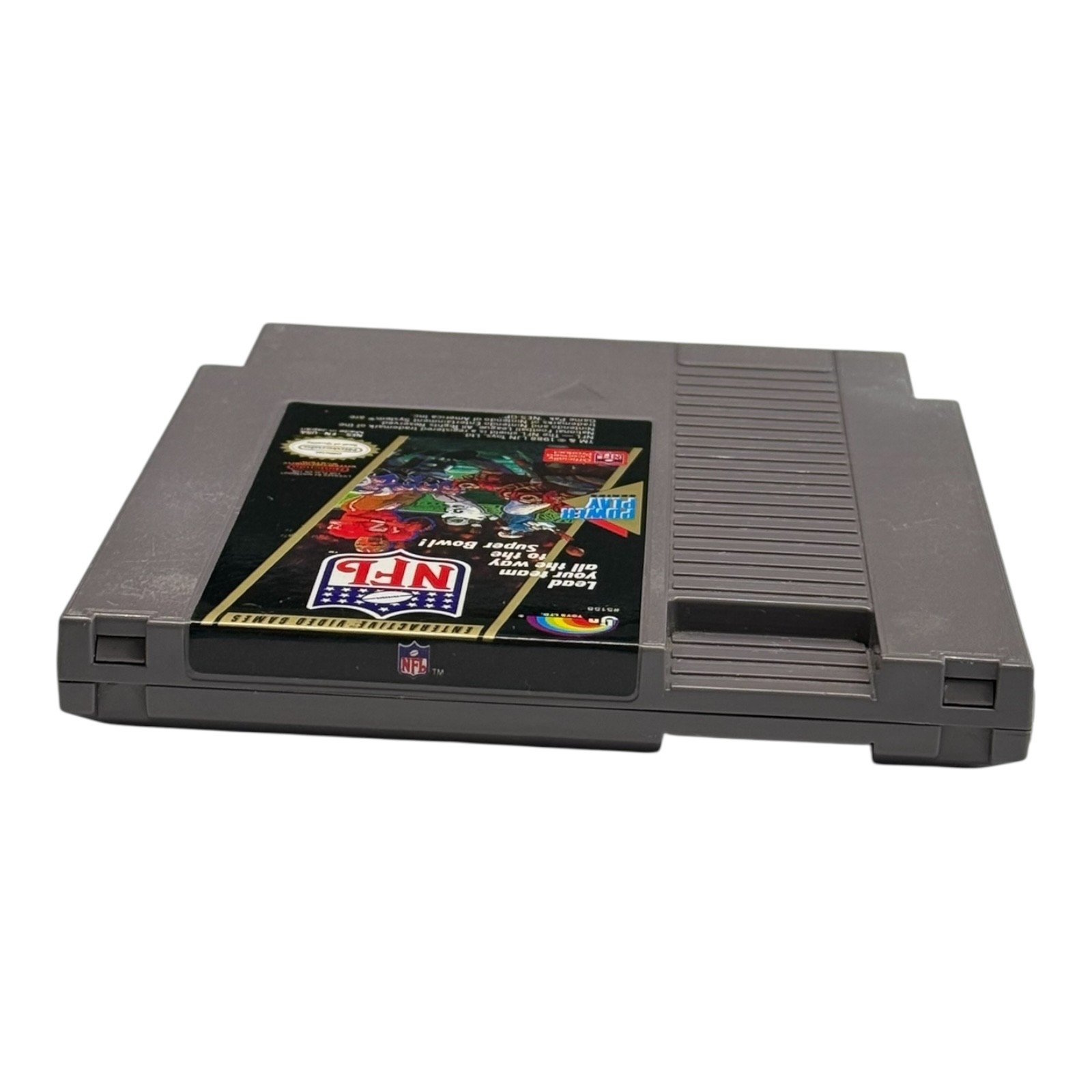 NFL Football Power Play Series Nintendo NES Game Cartridge Cleaned, Tested, Work