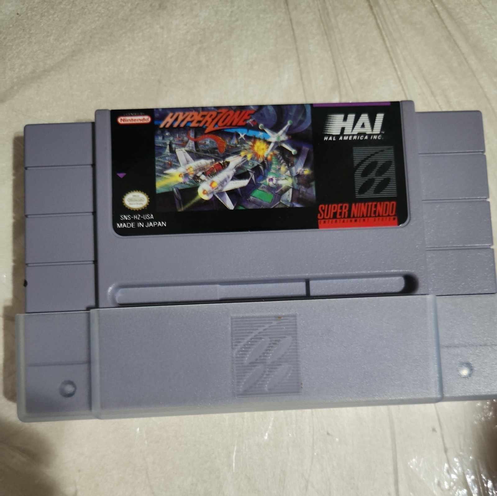 HyperZone SNES 1991 Super Nintendo Cartridge Only