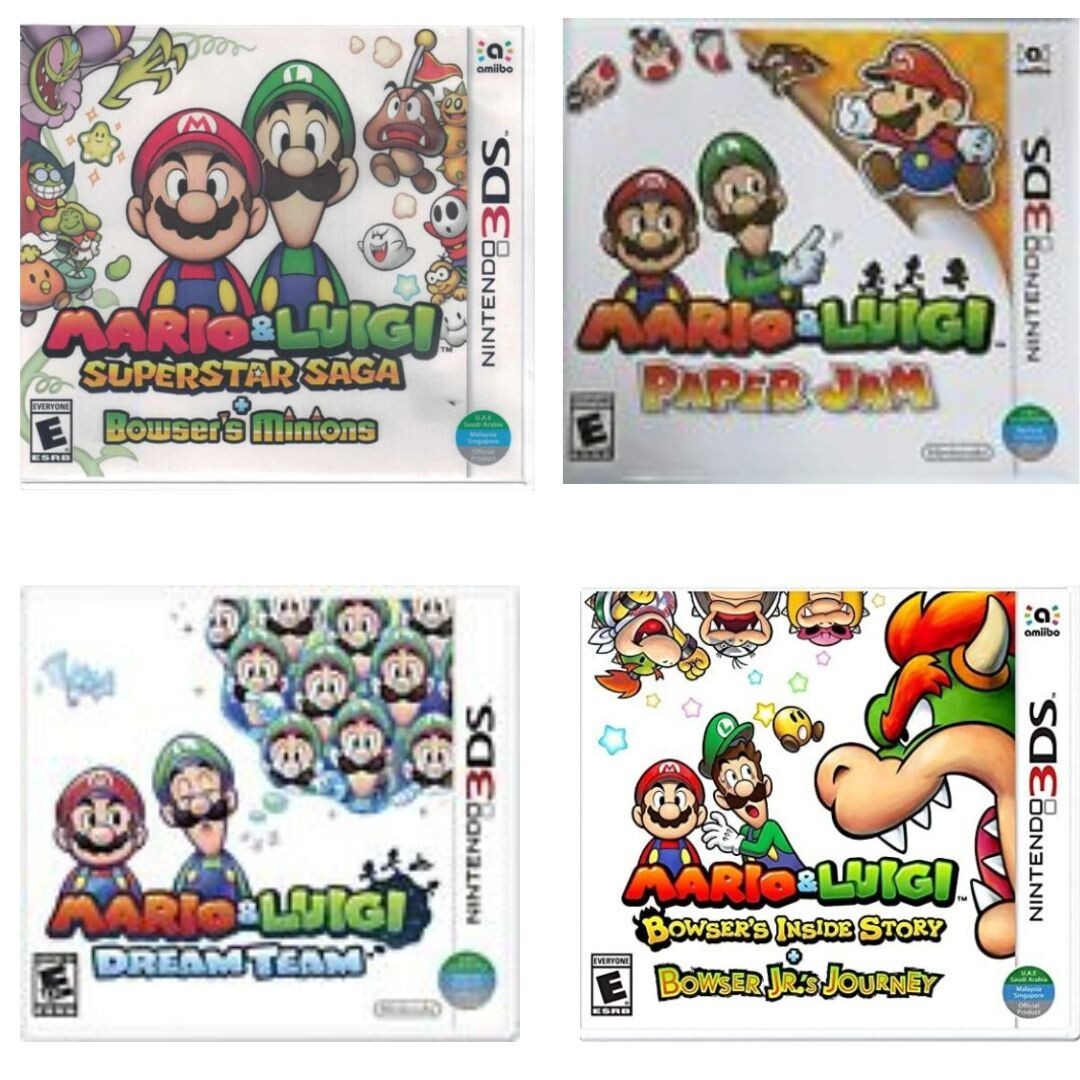 Mario & Luigi: Bowser’s Inside Story+Superstar Saga+Paper Jam+Dream Mega Bundle