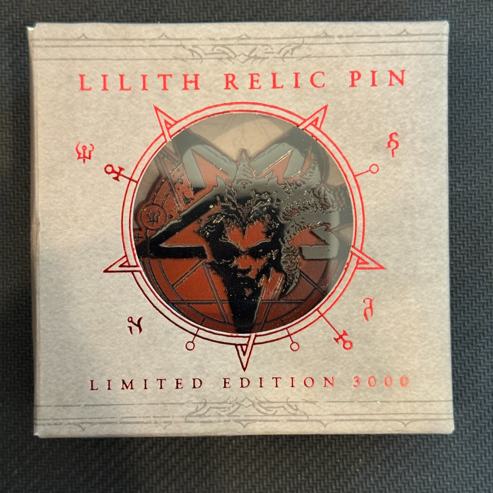 2023 Blizzcon Diablo IV Lilith Relic Collector’s Edition Pin Blizzard 1/3000