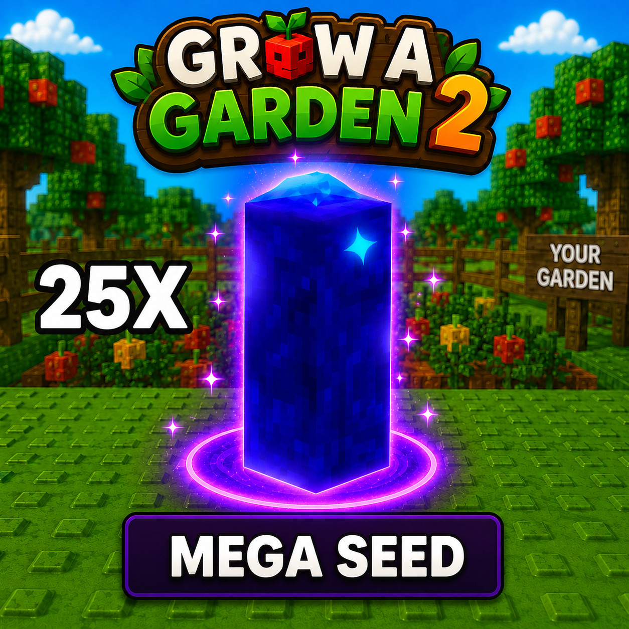 🪴Grow a Garden 2 Mega Seeds 25X MEGA SEEDS!