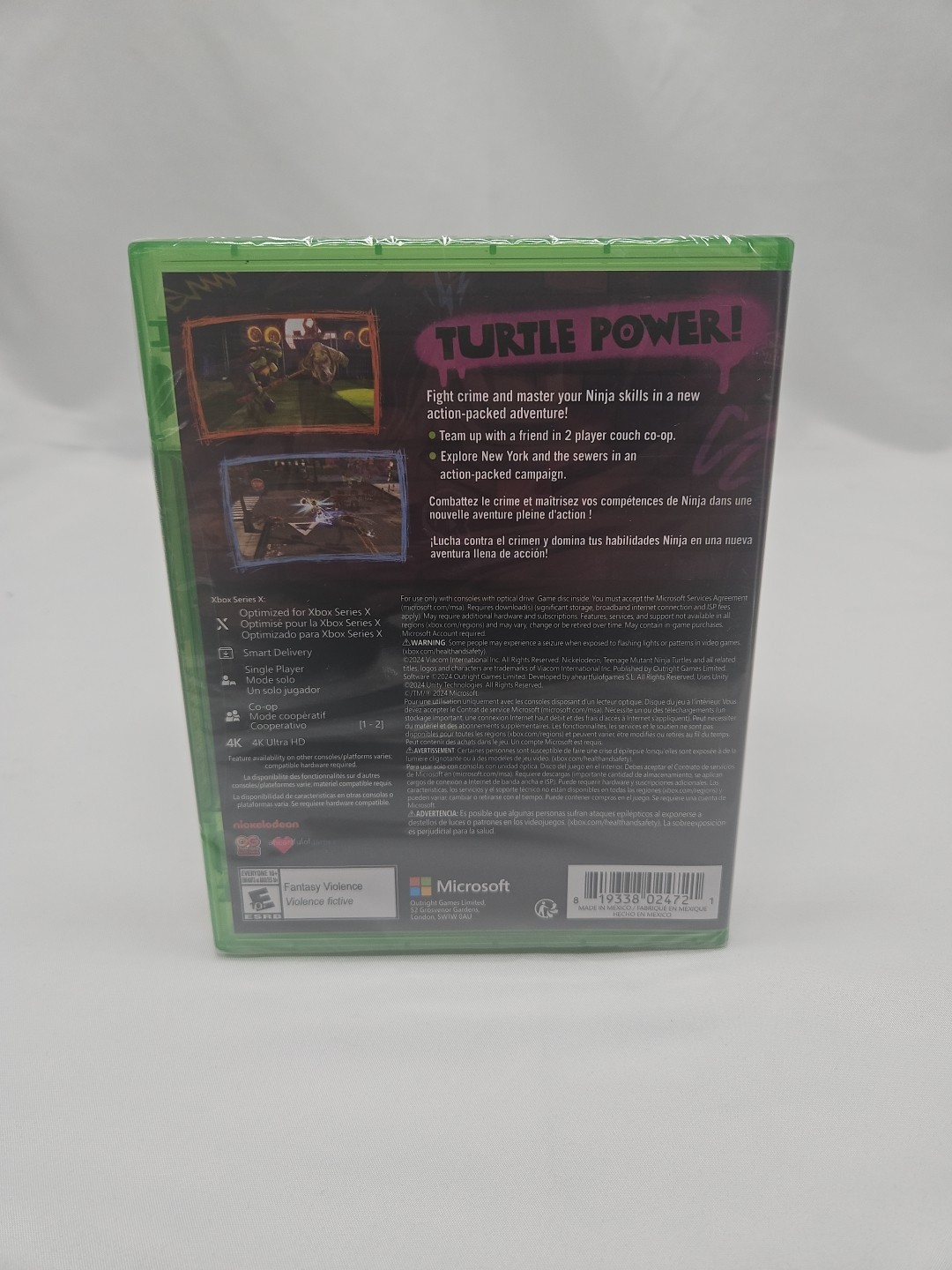 TMNT Teenage Mutant Ninja Turtles Mutants Unleashed XBox One / Series X New
