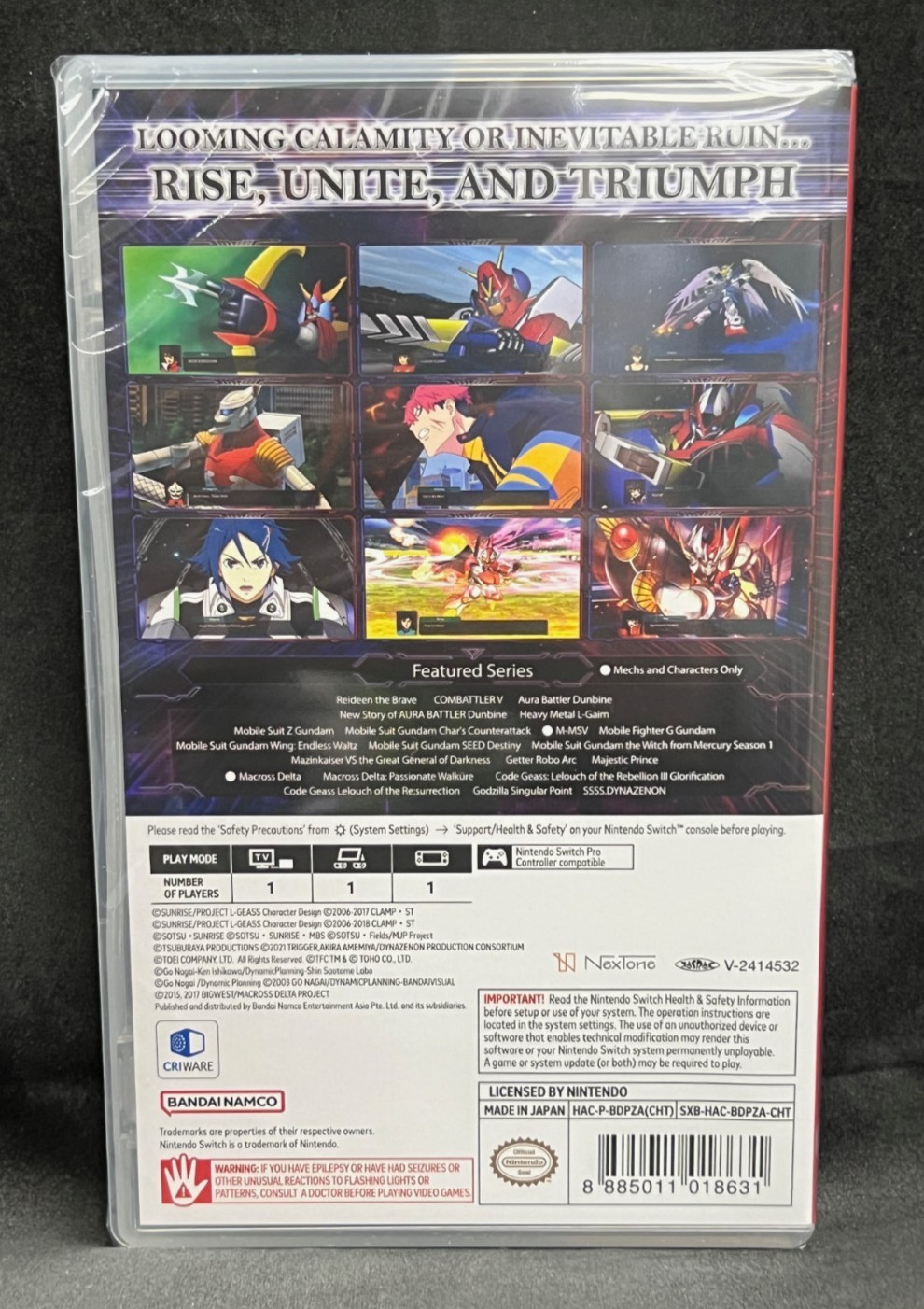 Super Robot Wars Y (ENGLISH/ASIA) (Nintendo Switch) BRAND NEW