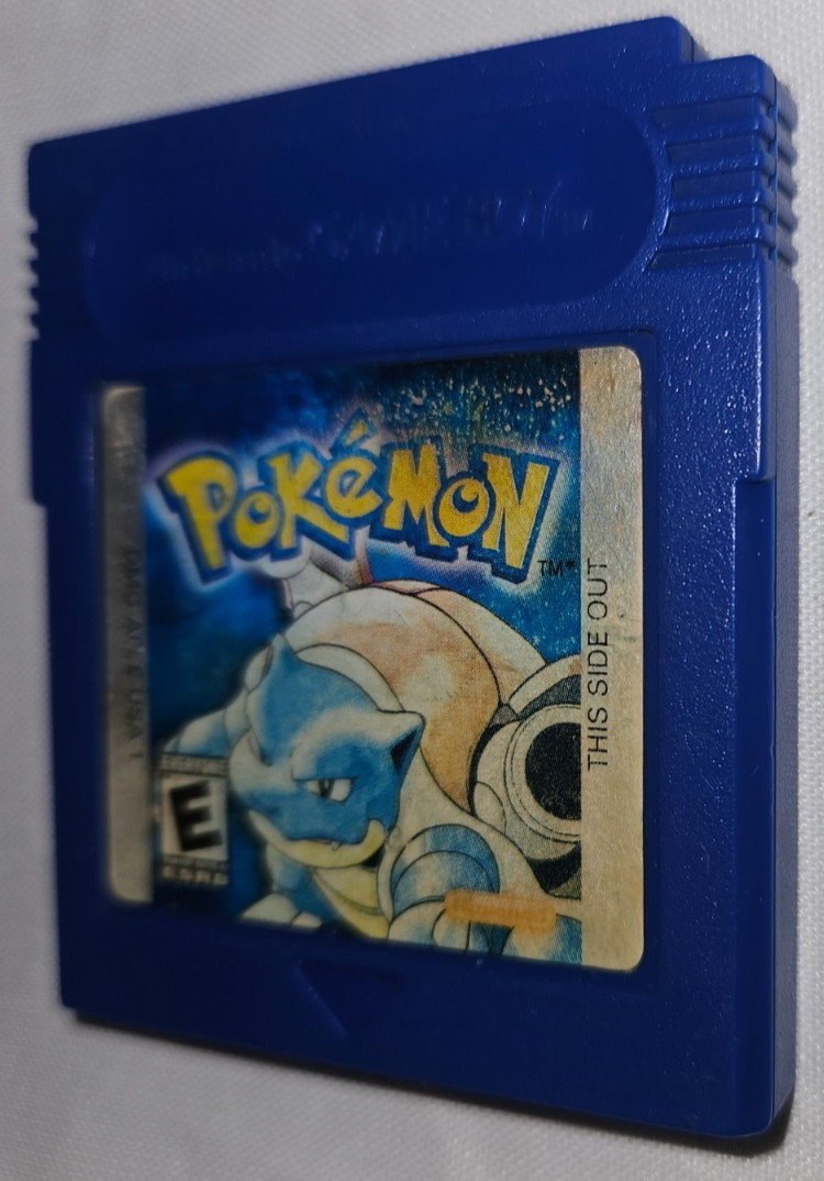 Pokemon Blue Cartridge Only Authentic Nintendo Game Boy New Battery USA-1 Saves