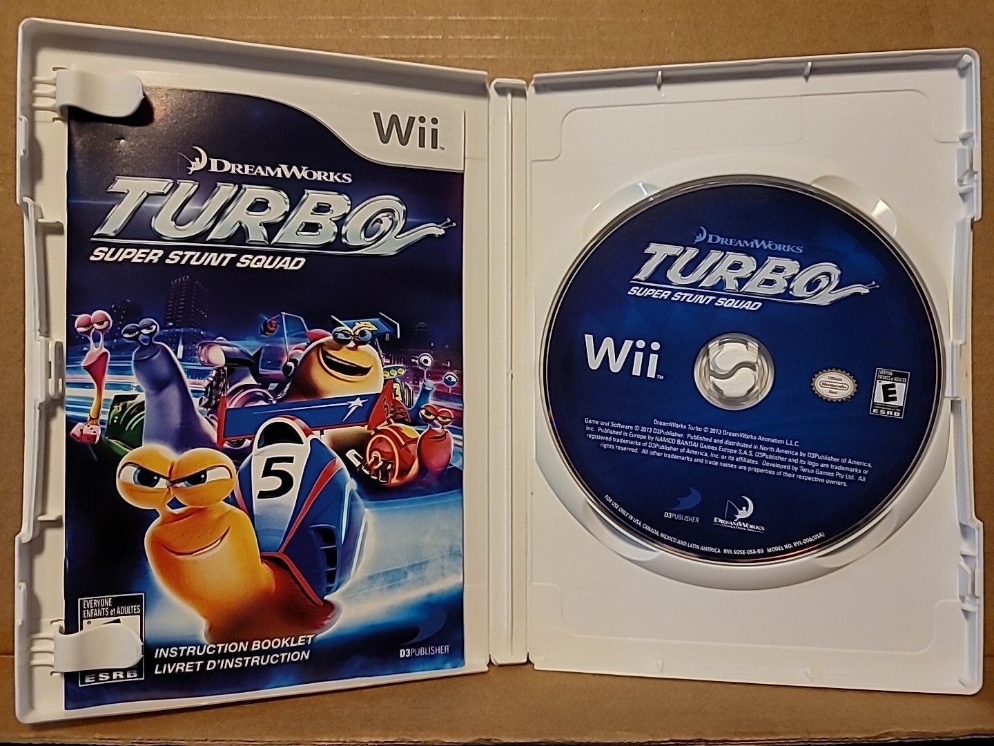 TURBO SUPER STUNT SQUAD – D3 Publisher – Nintendo Wii Game – Used – CIB – TESTED
