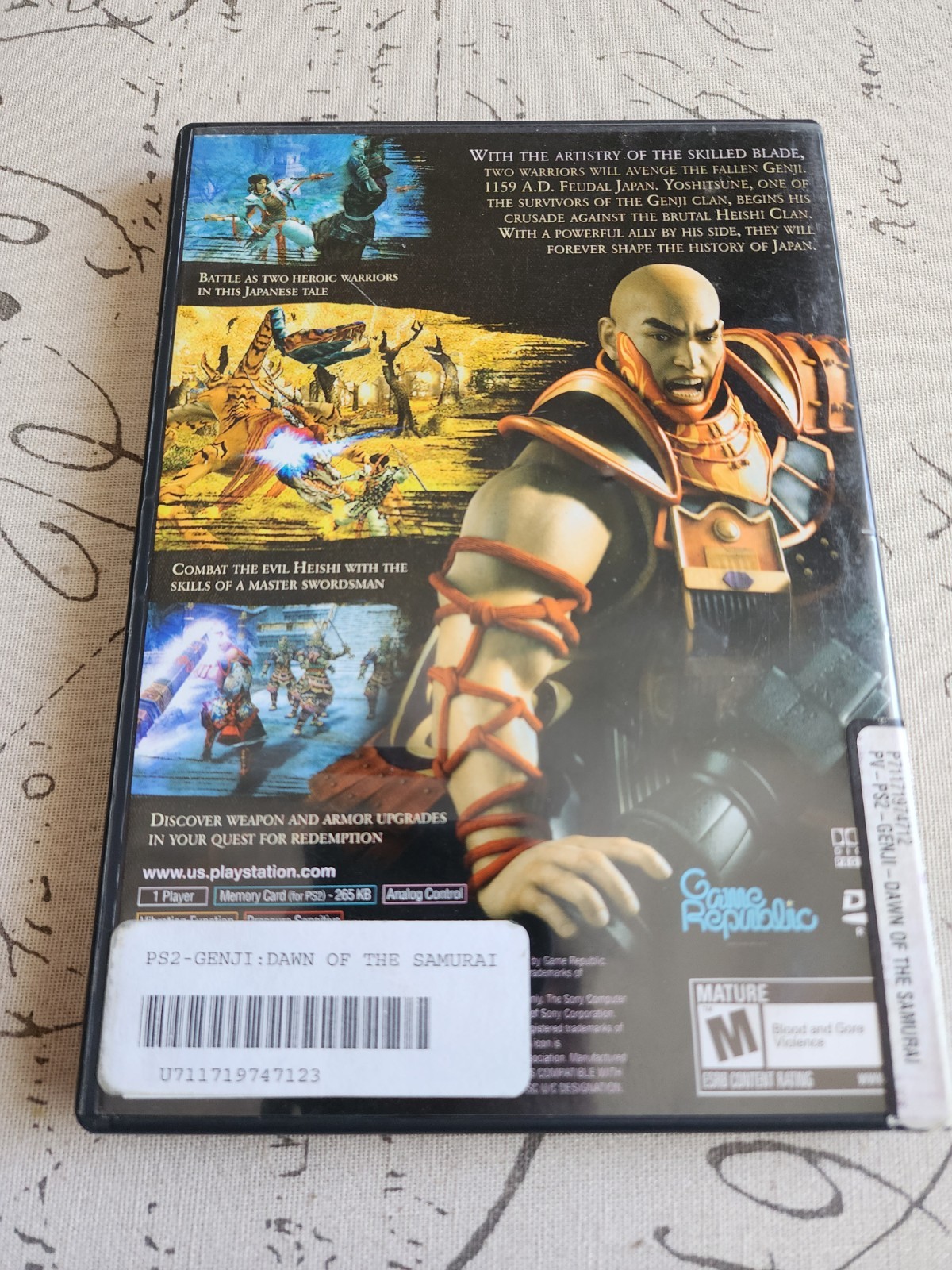 Genji: Dawn of the Samurai (Sony PlayStation 2, 2005)