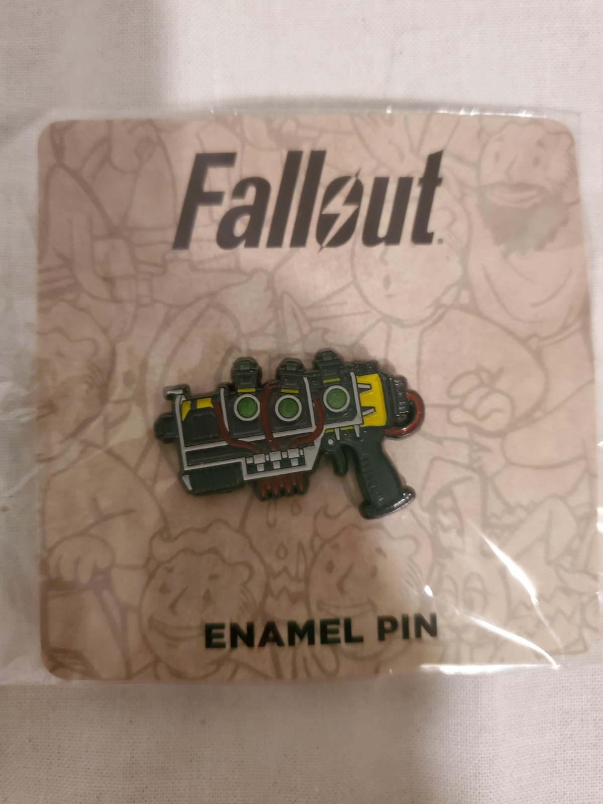 Official Fallout Emanel Plasma Pistol Pin by Culturefly