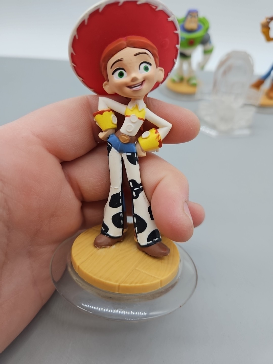 Disney Infinity Toy Story, Woody, Jessie, Buzz Lightyear & Crystal, Lot Of 4