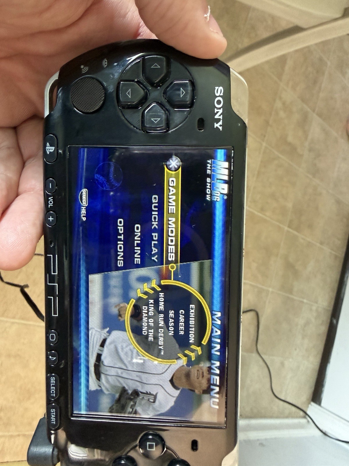 Sony PSP-3001 Handheld Console W/ Charger – NO BATTERY! TESTED with 8 Games