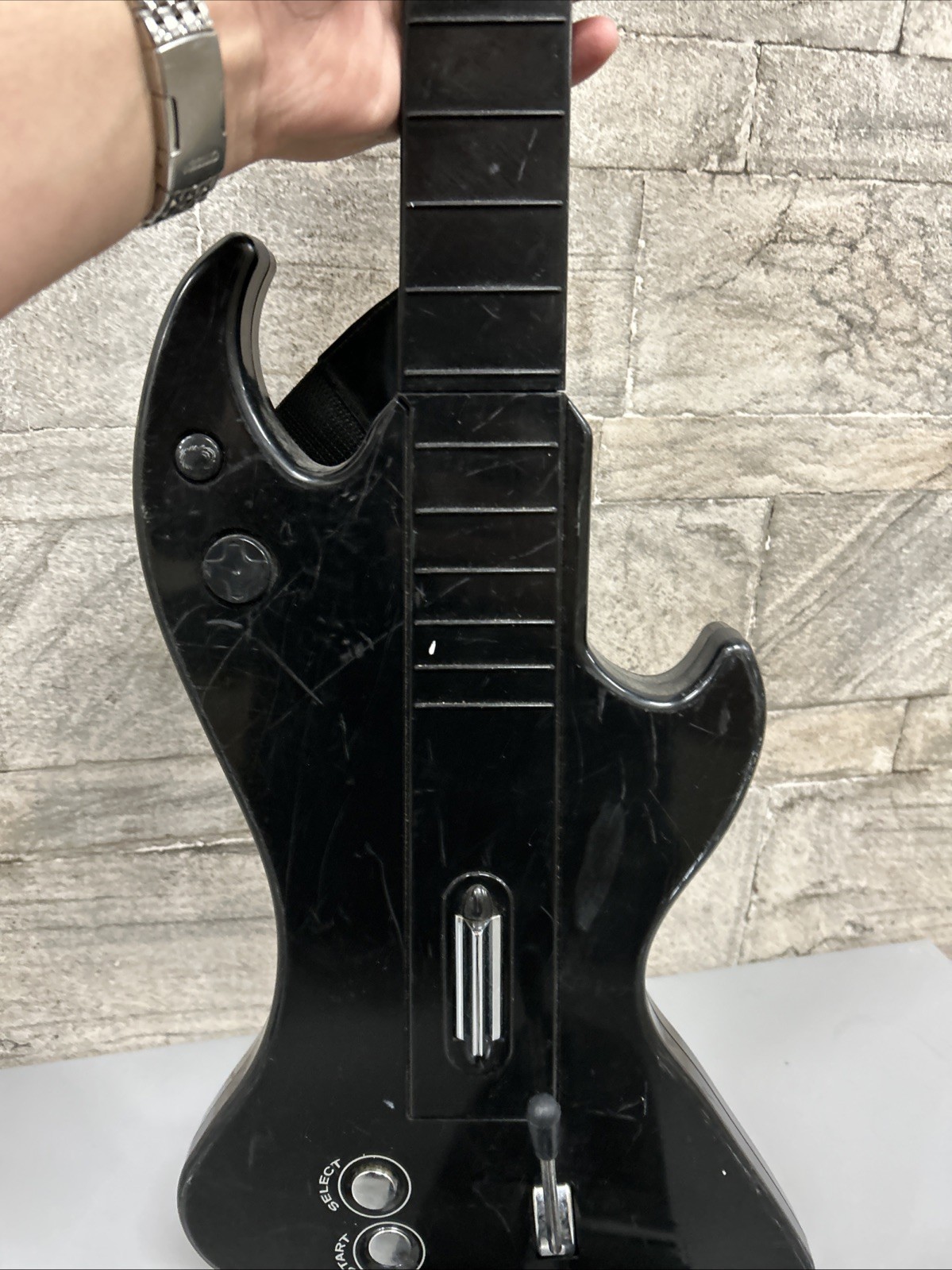 Black Axe Guitar Hero Guitar Psyclone Essentials PS3 PSE3300- No Dongle Untested