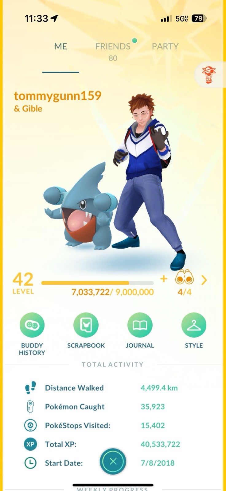 Pokémon Go Account iOS Lvl 42 – 47 Premium Raid Passes 2 Remote